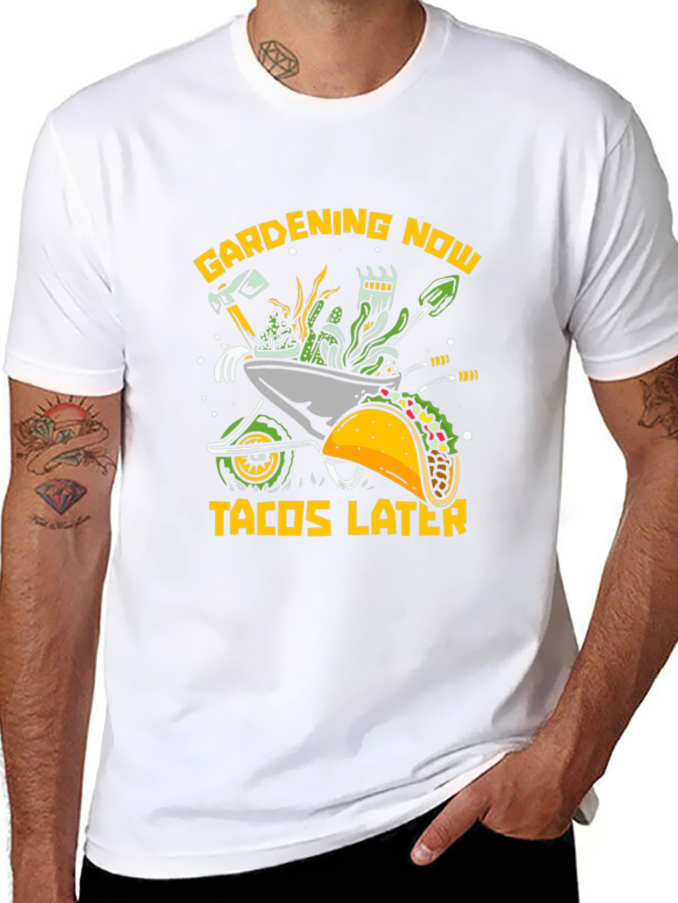 Gardening Now Tacos Later Graphic Tee