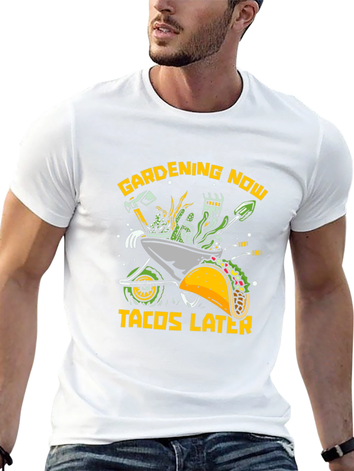 Gardening Now Tacos Later Graphic Tee