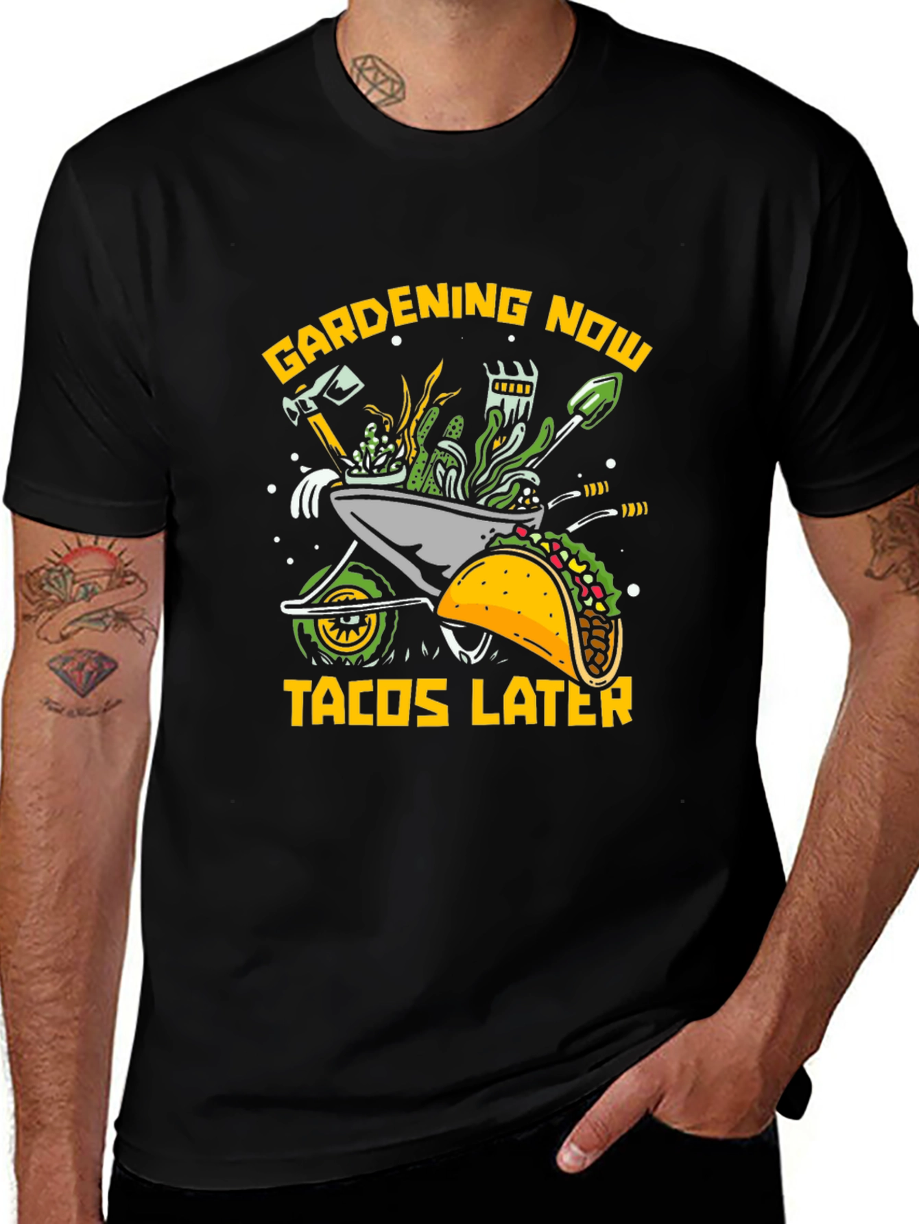 Gardening Now Tacos Later Graphic Tee