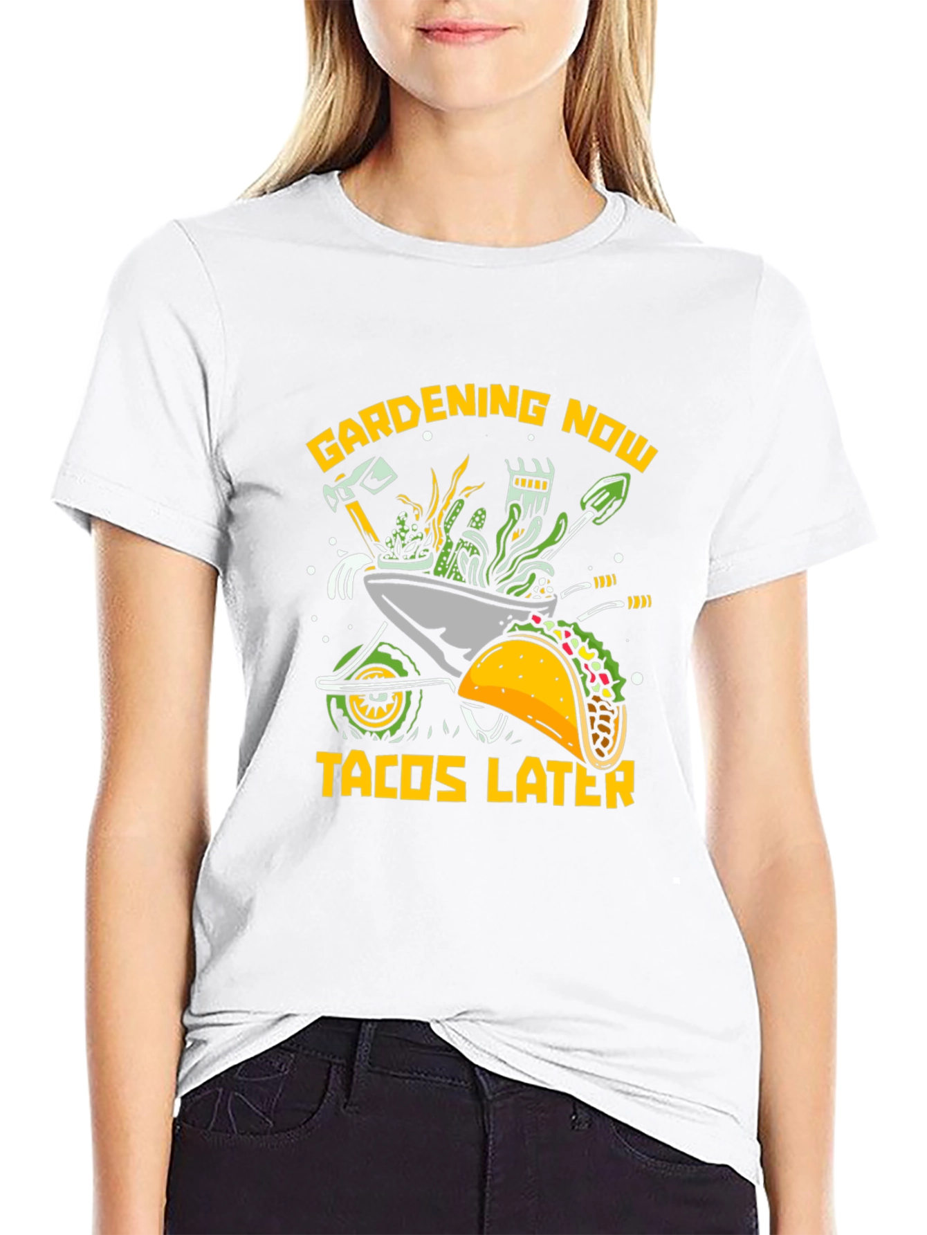 Gardening Now Tacos Later Graphic Tee