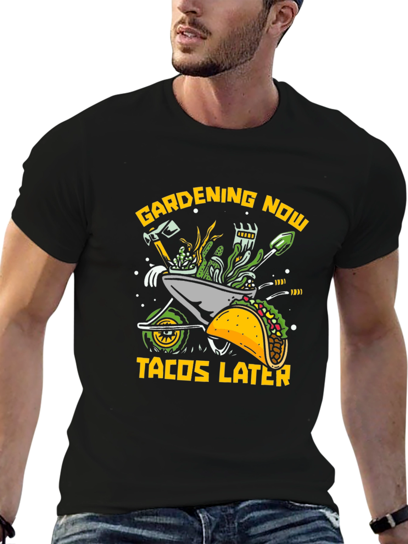 Gardening Now Tacos Later Graphic Tee