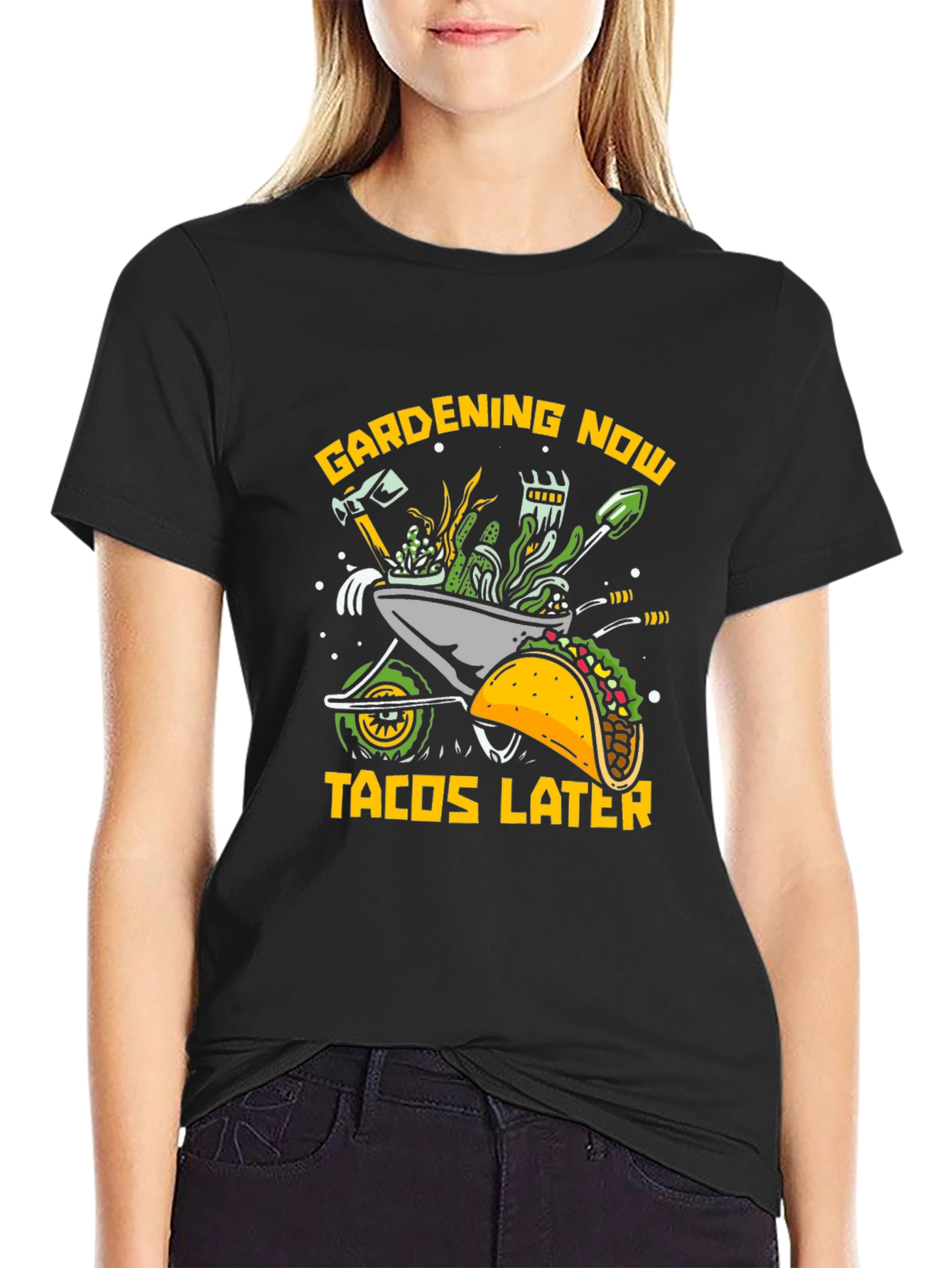 Gardening Now Tacos Later Graphic Tee