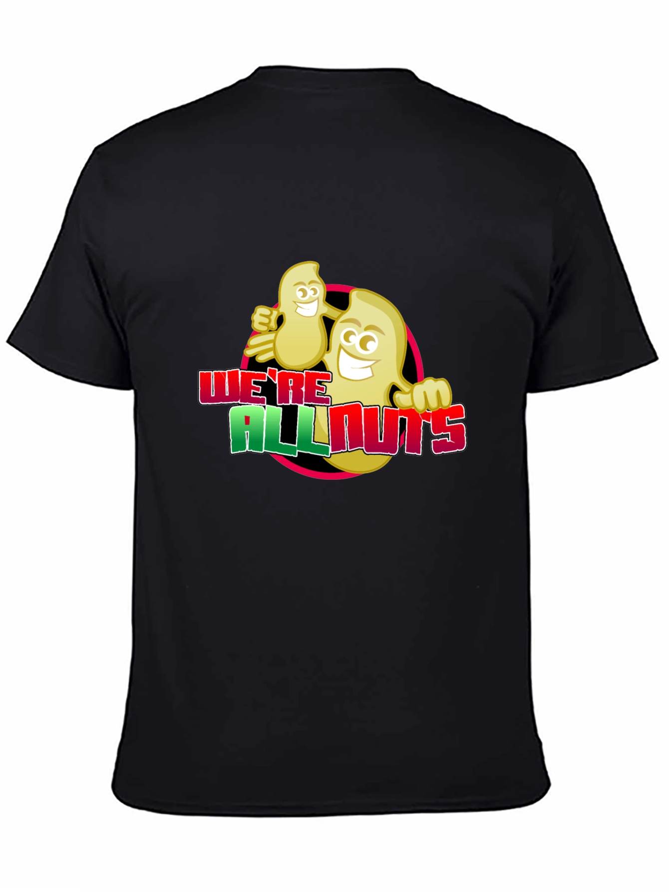 Were All Nuts T-Shirt - Funny Cartoon Graphic Tee