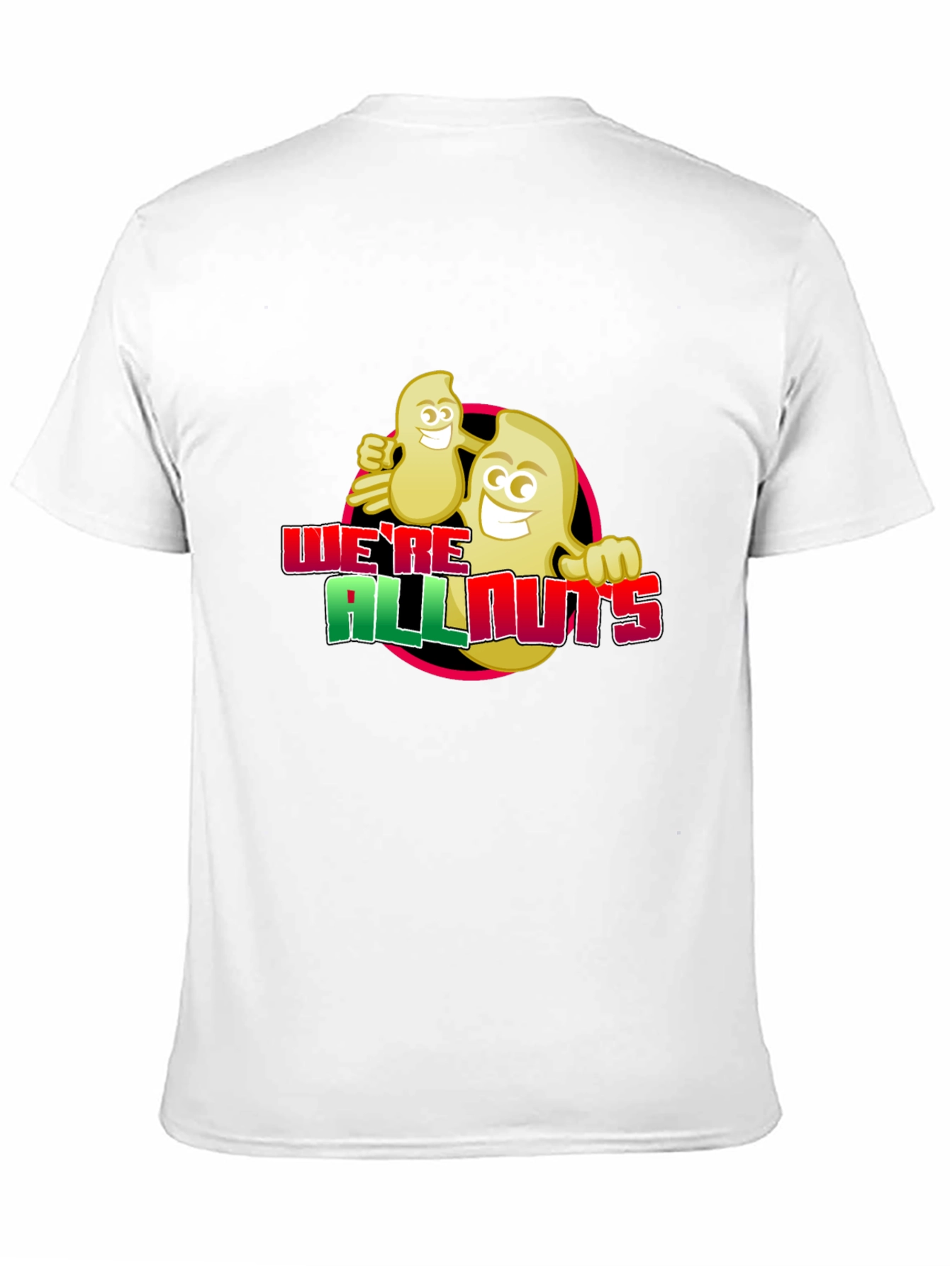 Were All Nuts T-Shirt - Funny Cartoon Graphic Tee