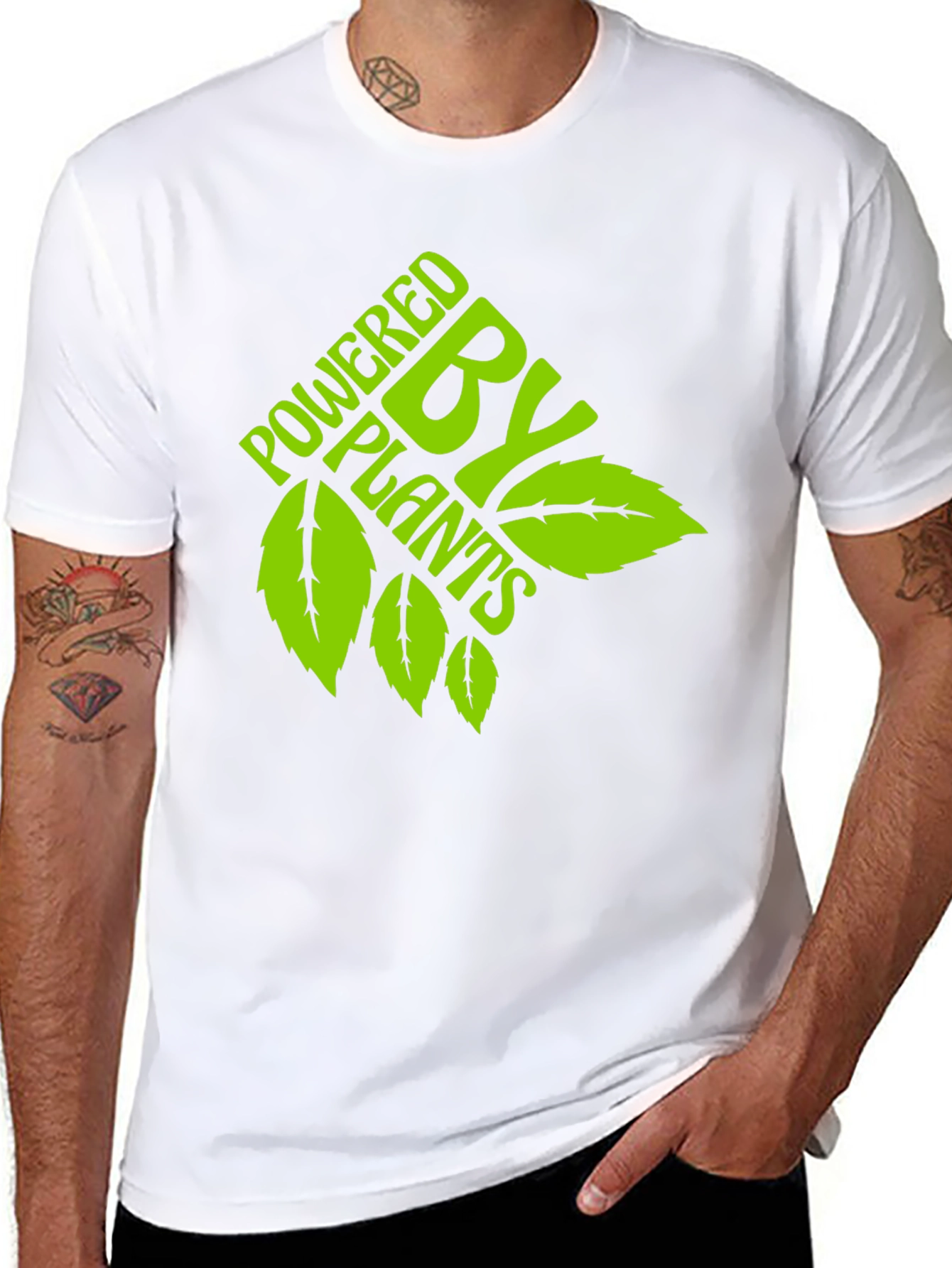 Powered by Plants Graphic Tee - Vegan T-Shirt