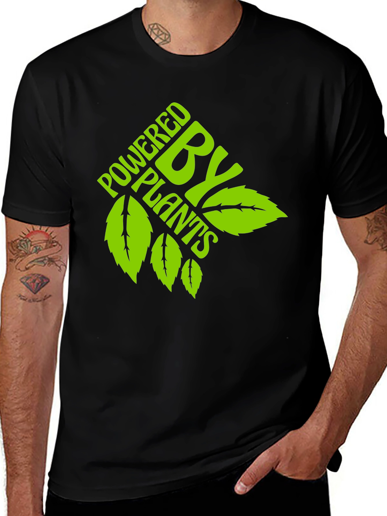 Powered by Plants Graphic Tee - Vegan T-Shirt