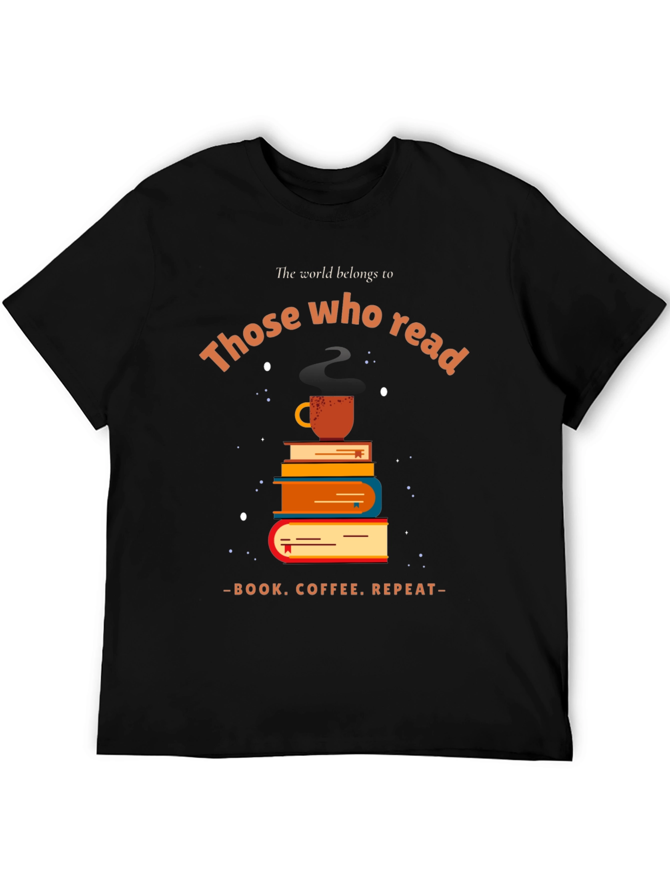 Book Lover T-Shirt: Read Coffee Repeat