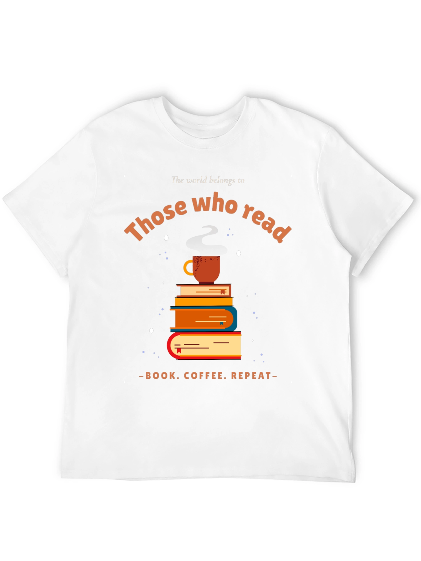 Book Lover T-Shirt: Read Coffee Repeat
