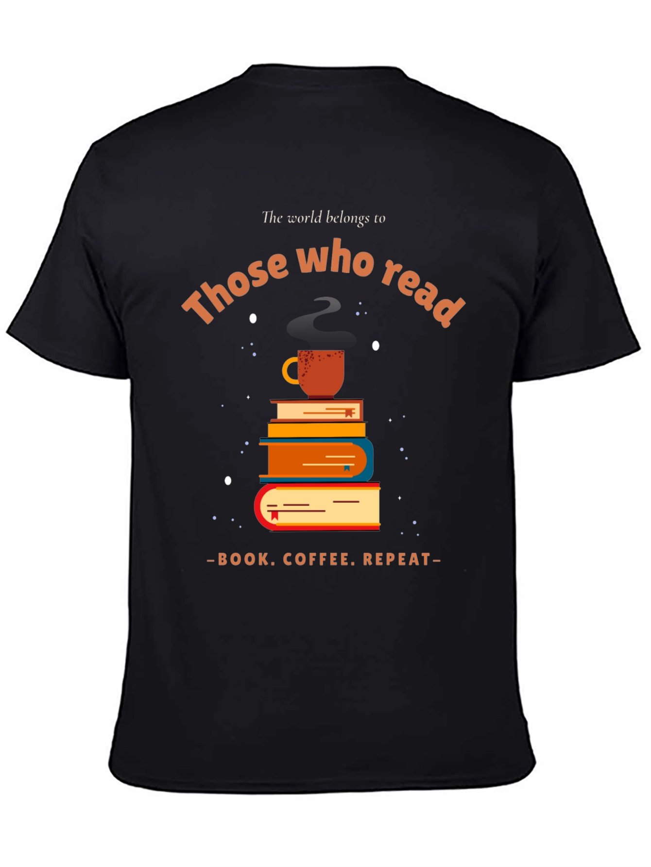 Book Lover T-Shirt: Read Coffee Repeat
