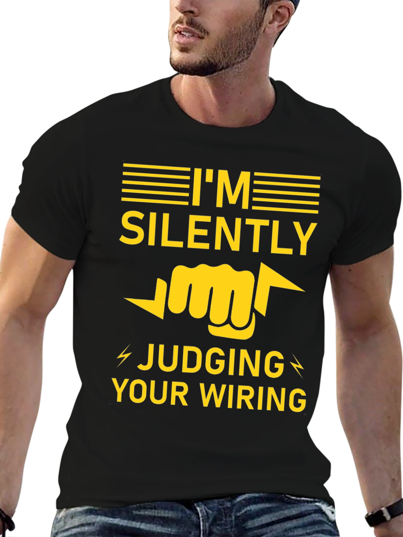 Silently Judging Your Wiring Electrician T-Shirt