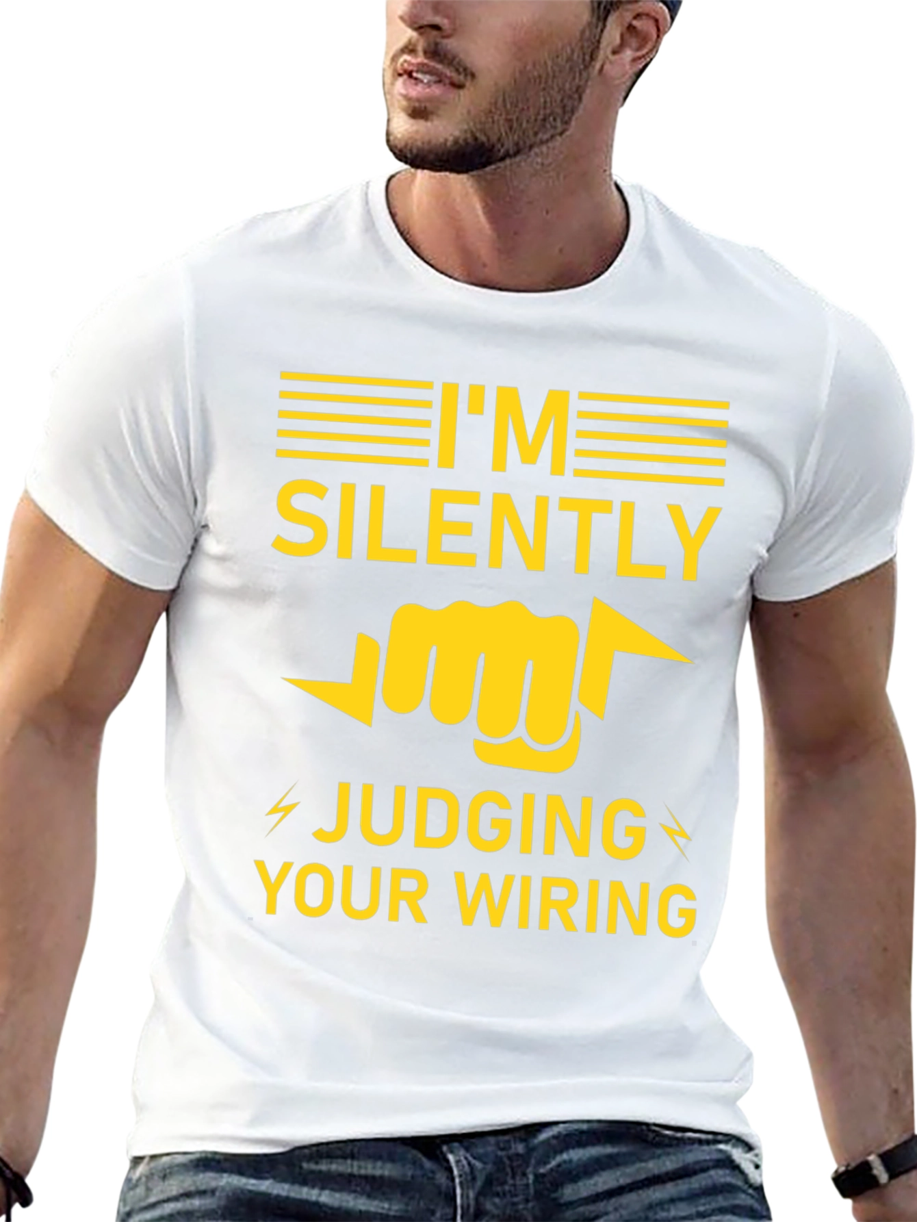 Silently Judging Your Wiring Electrician T-Shirt