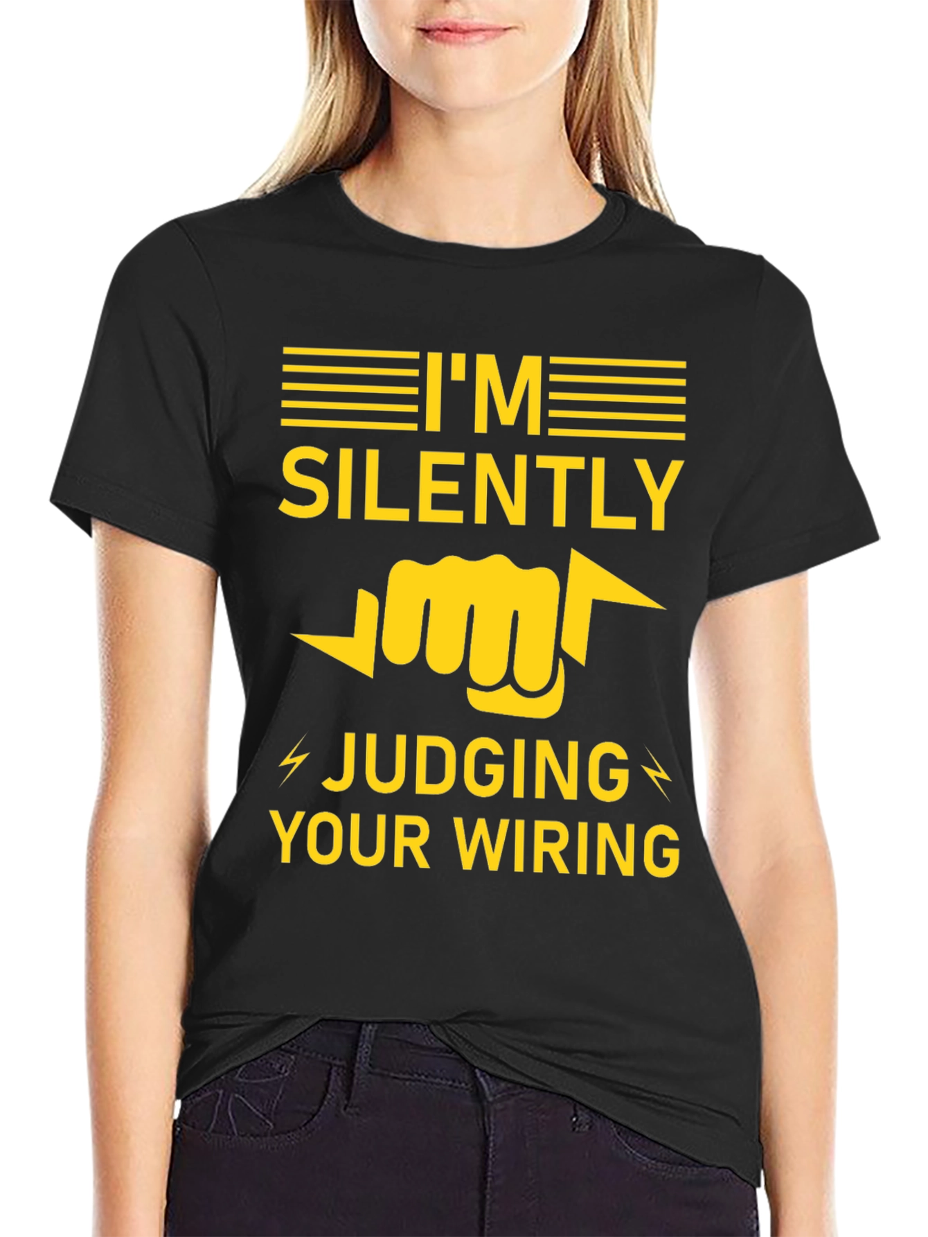 Silently Judging Your Wiring Electrician T-Shirt