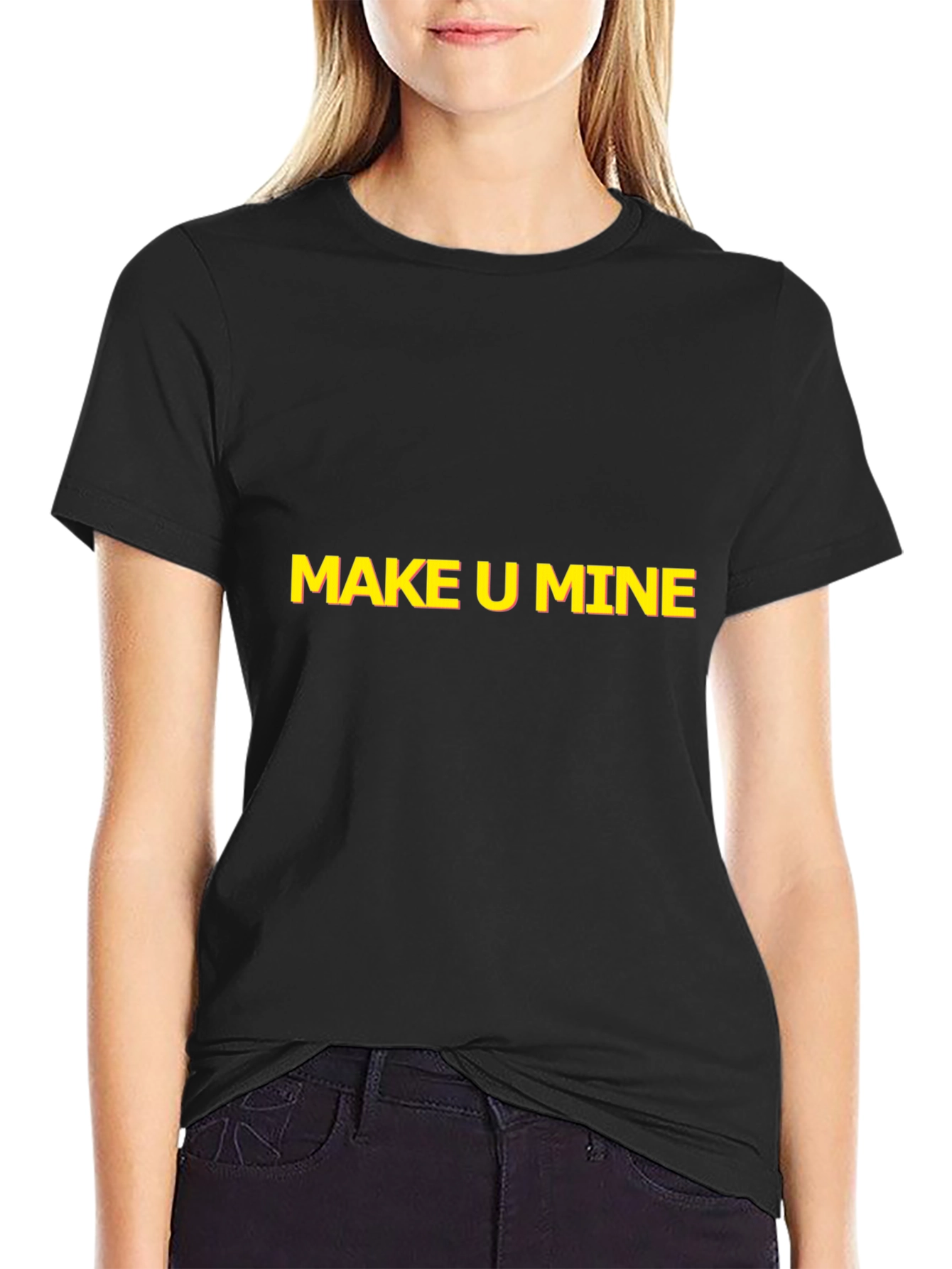 Make U Mine Graphic Tee - Bold Statement Style