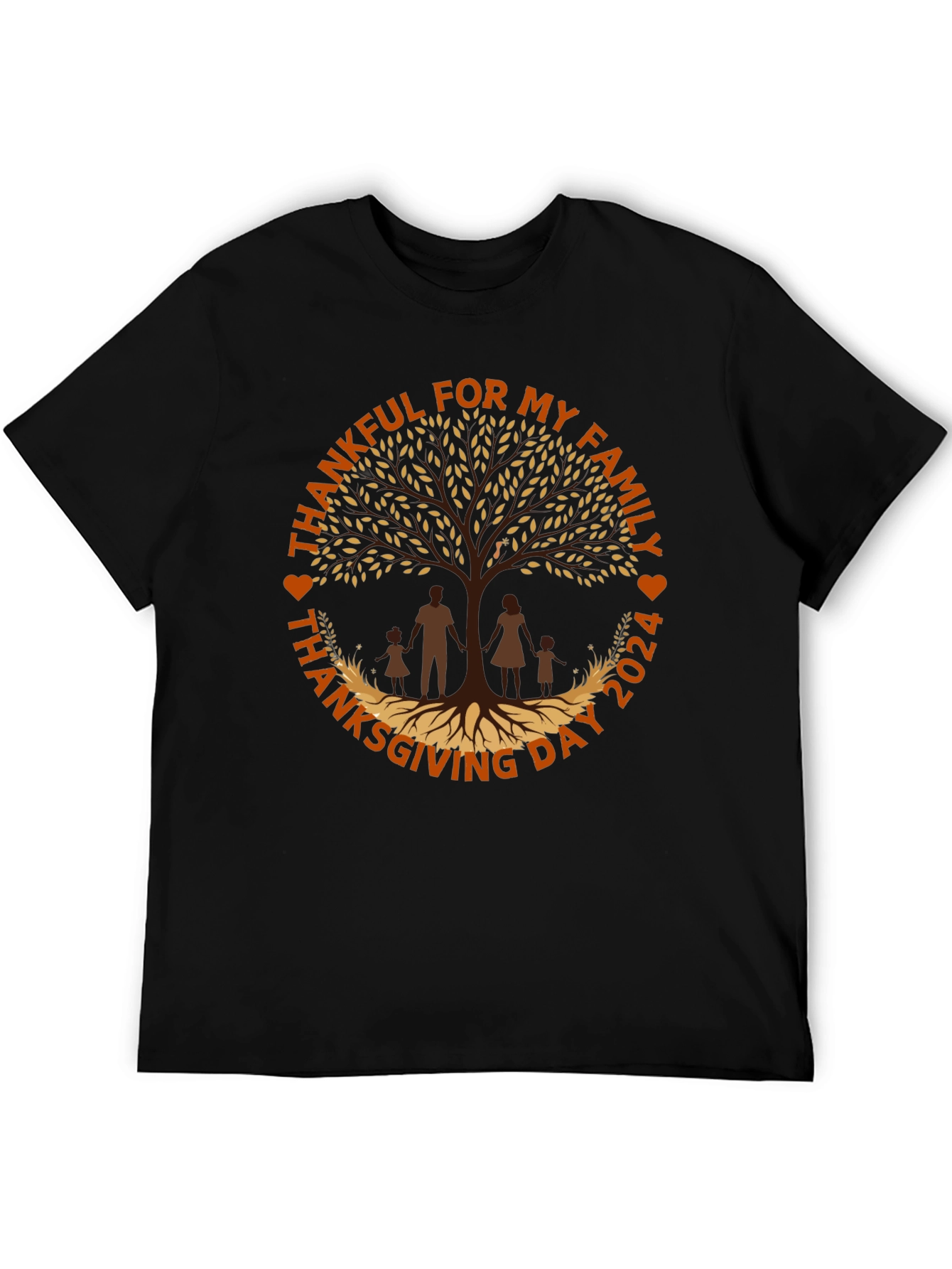 Thankful Family Thanksgiving 2024 T-Shirt