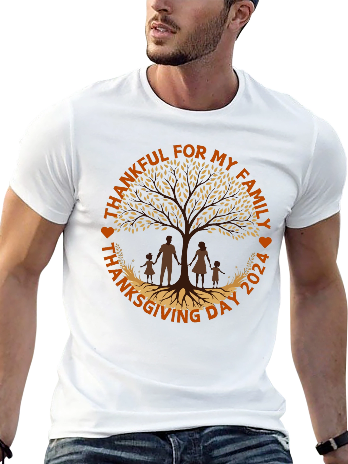 Thankful Family Thanksgiving 2024 T-Shirt
