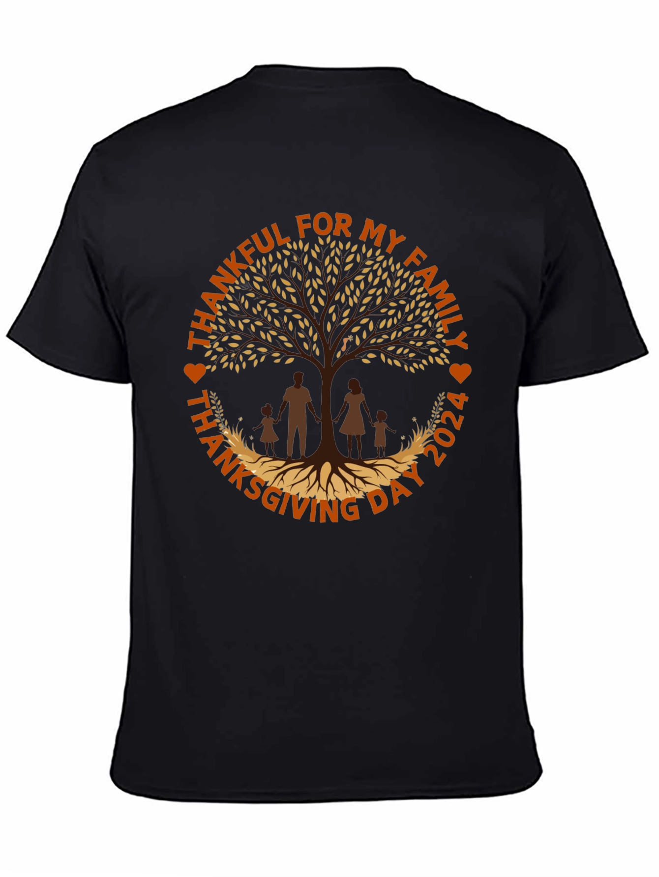 Thankful Family Thanksgiving 2024 T-Shirt