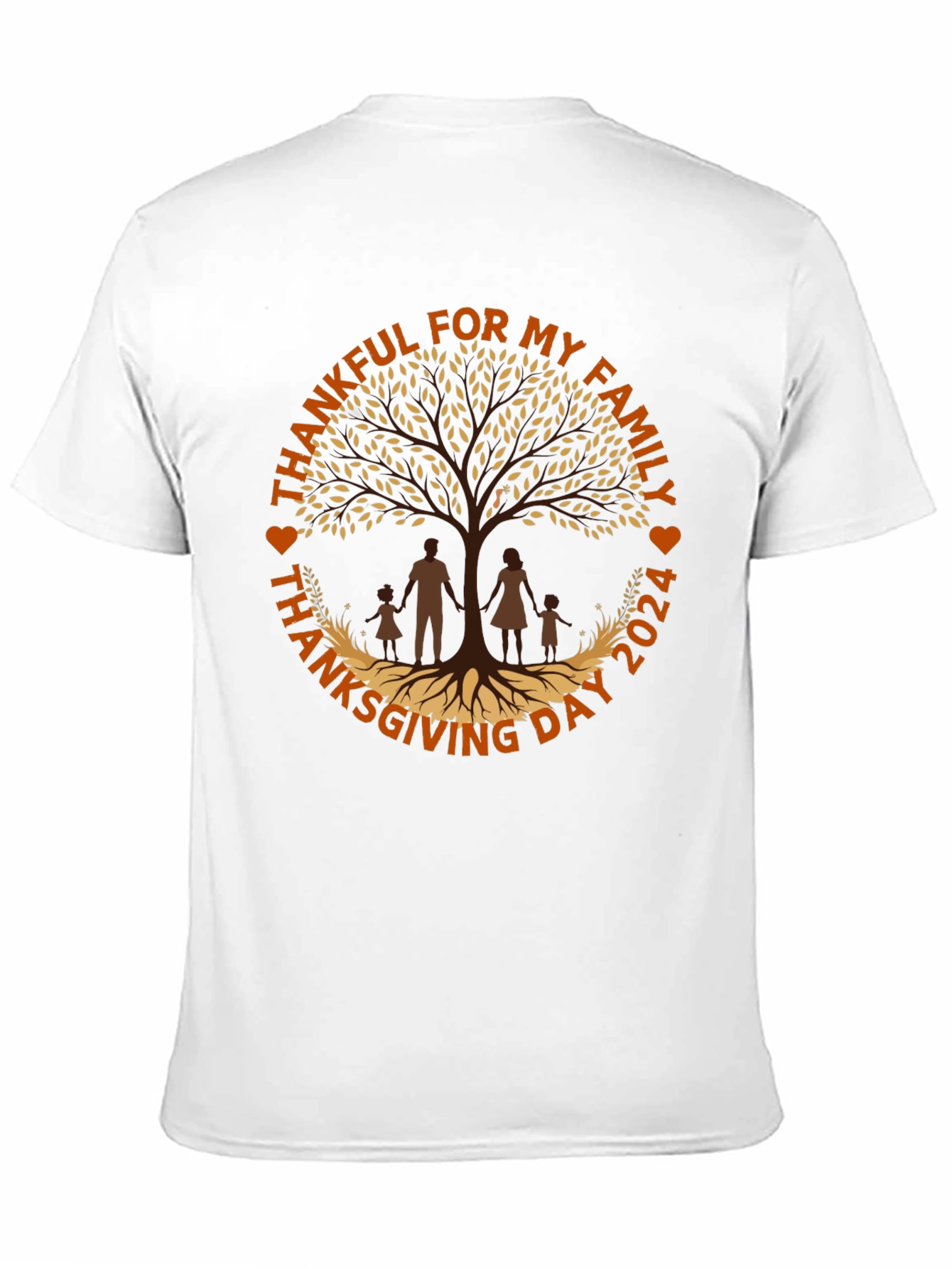 Thankful Family Thanksgiving 2024 T-Shirt