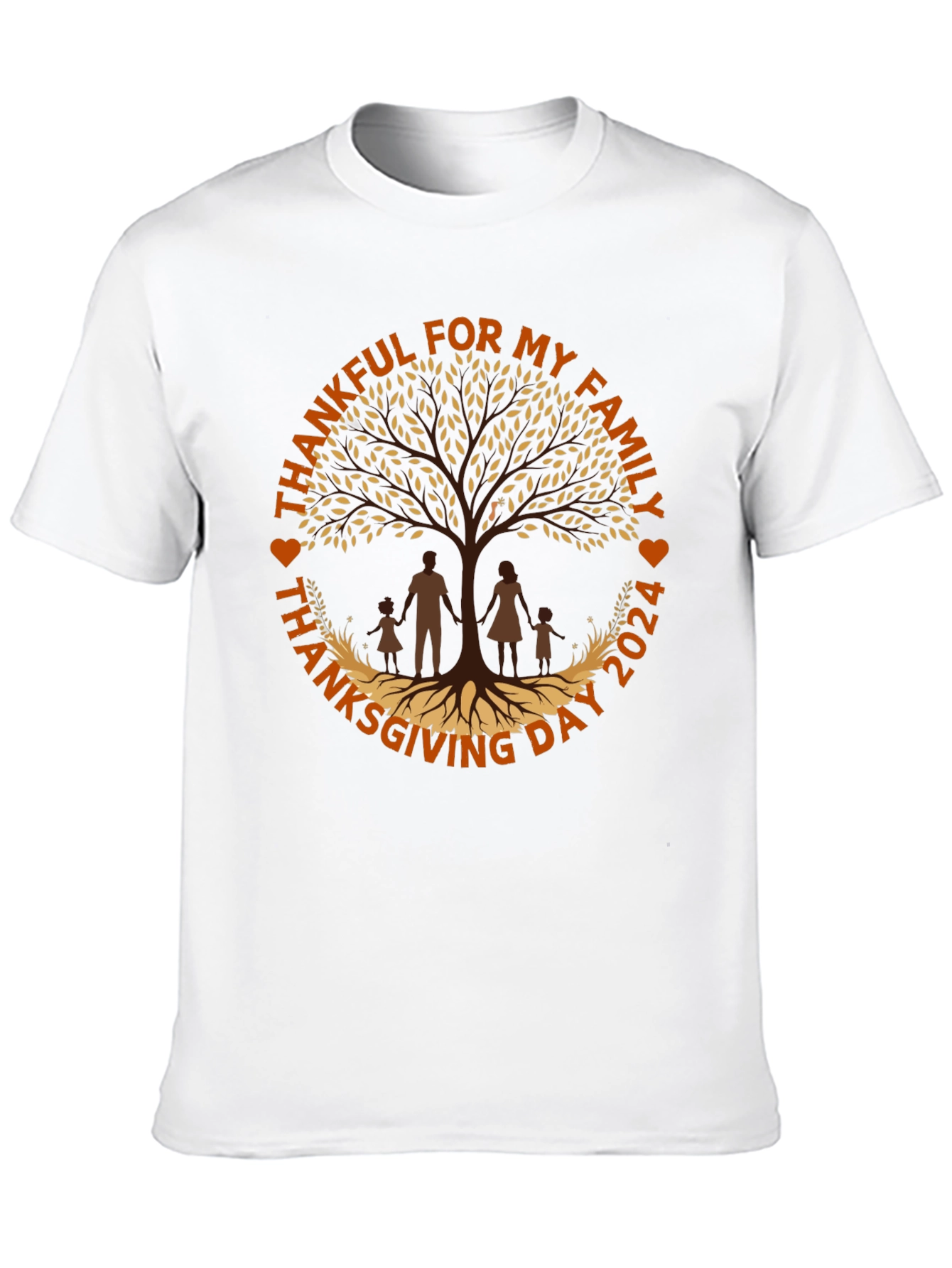 Thankful Family Thanksgiving 2024 T-Shirt