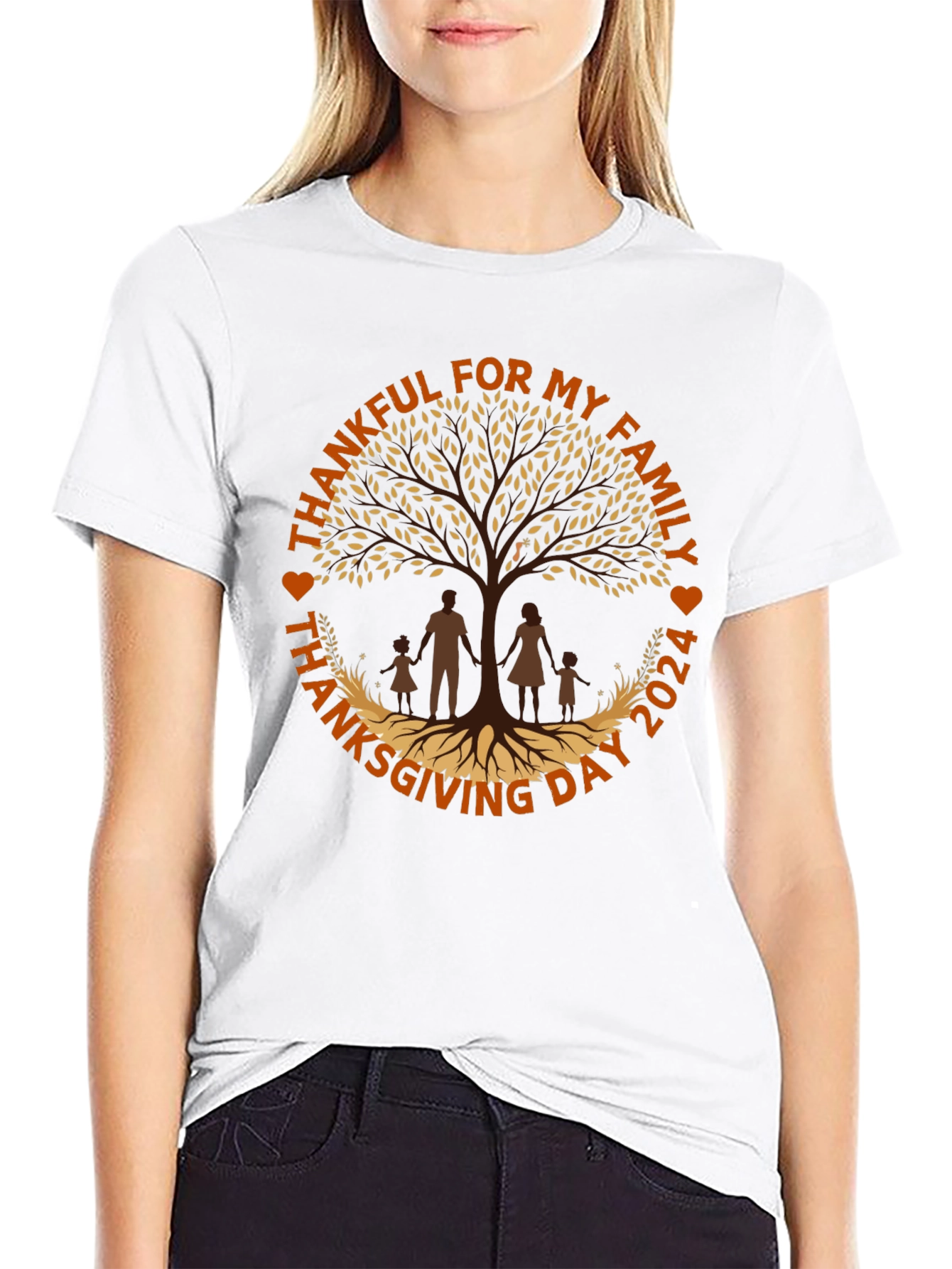 Thankful Family Thanksgiving 2024 T-Shirt