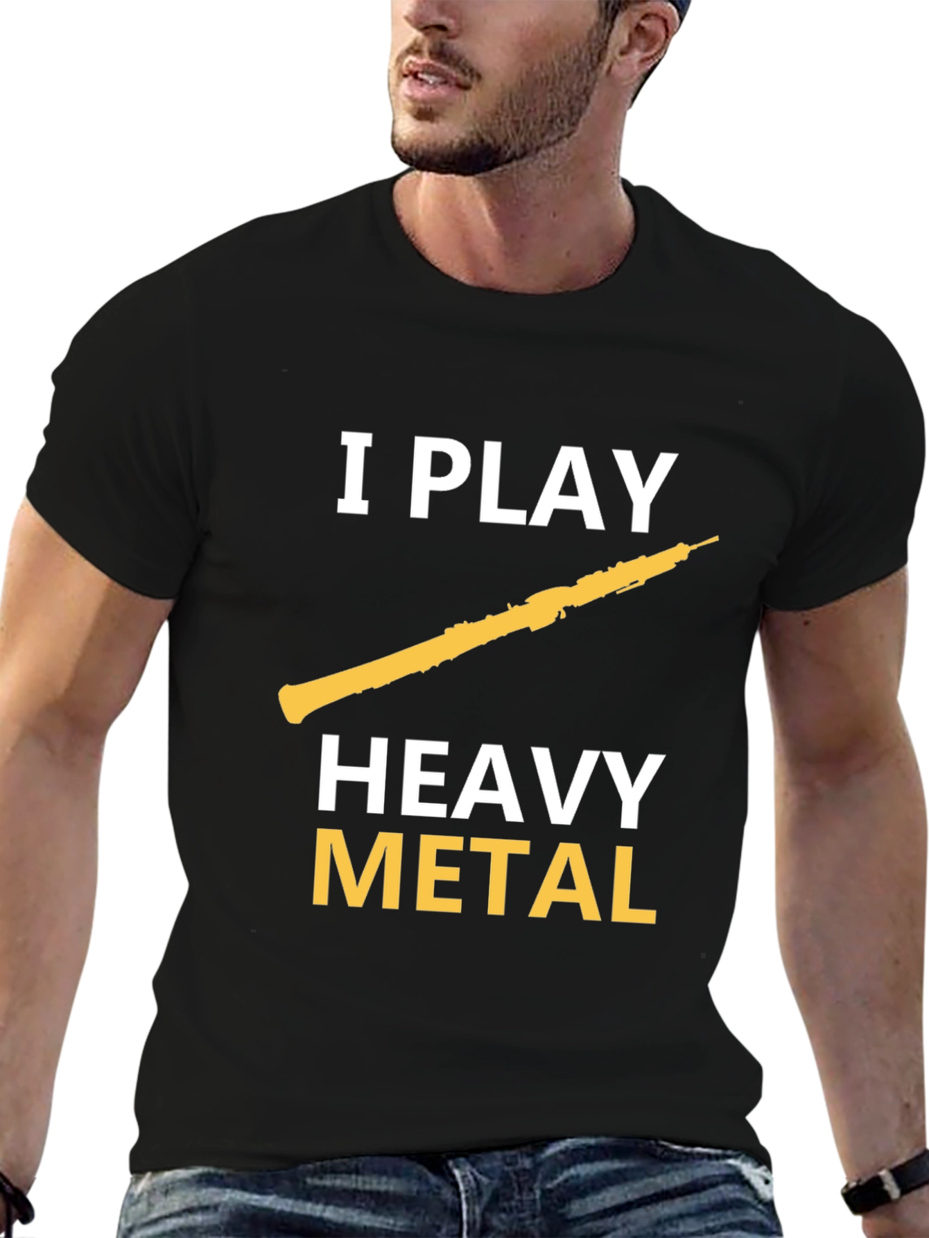 I Play Heavy Metal Clarinet T-Shirt
