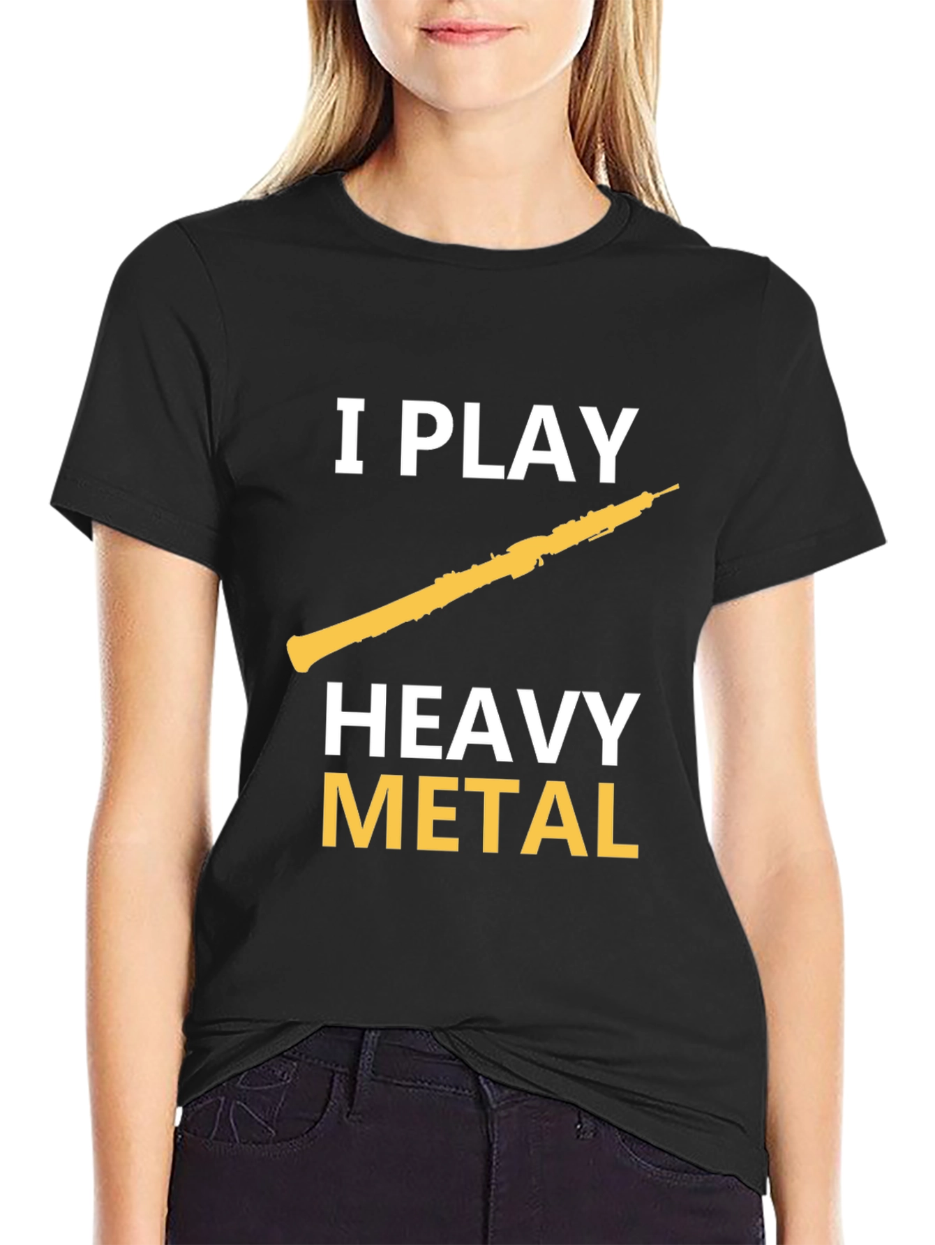 I Play Heavy Metal Clarinet T-Shirt
