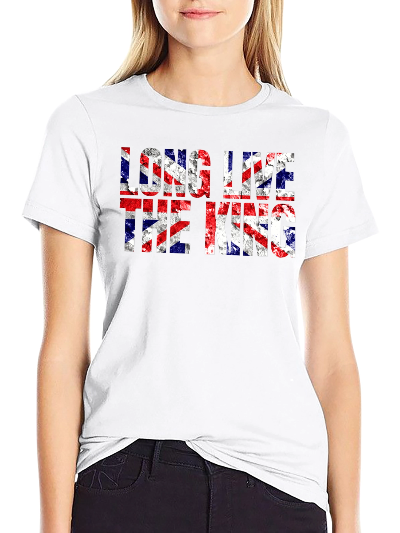 Long Live the King Union Jack Graphic Tee