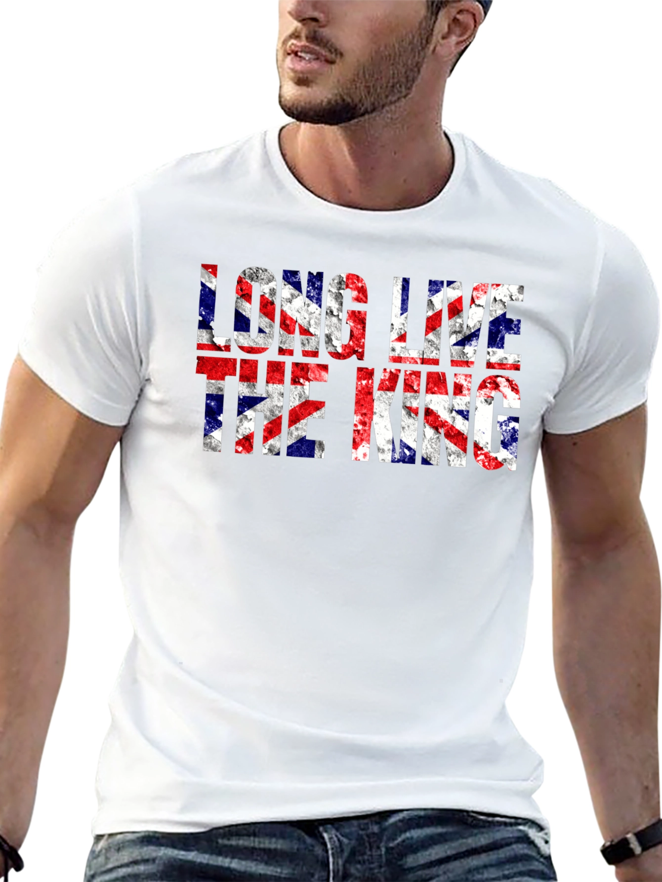 Long Live the King Union Jack Graphic Tee