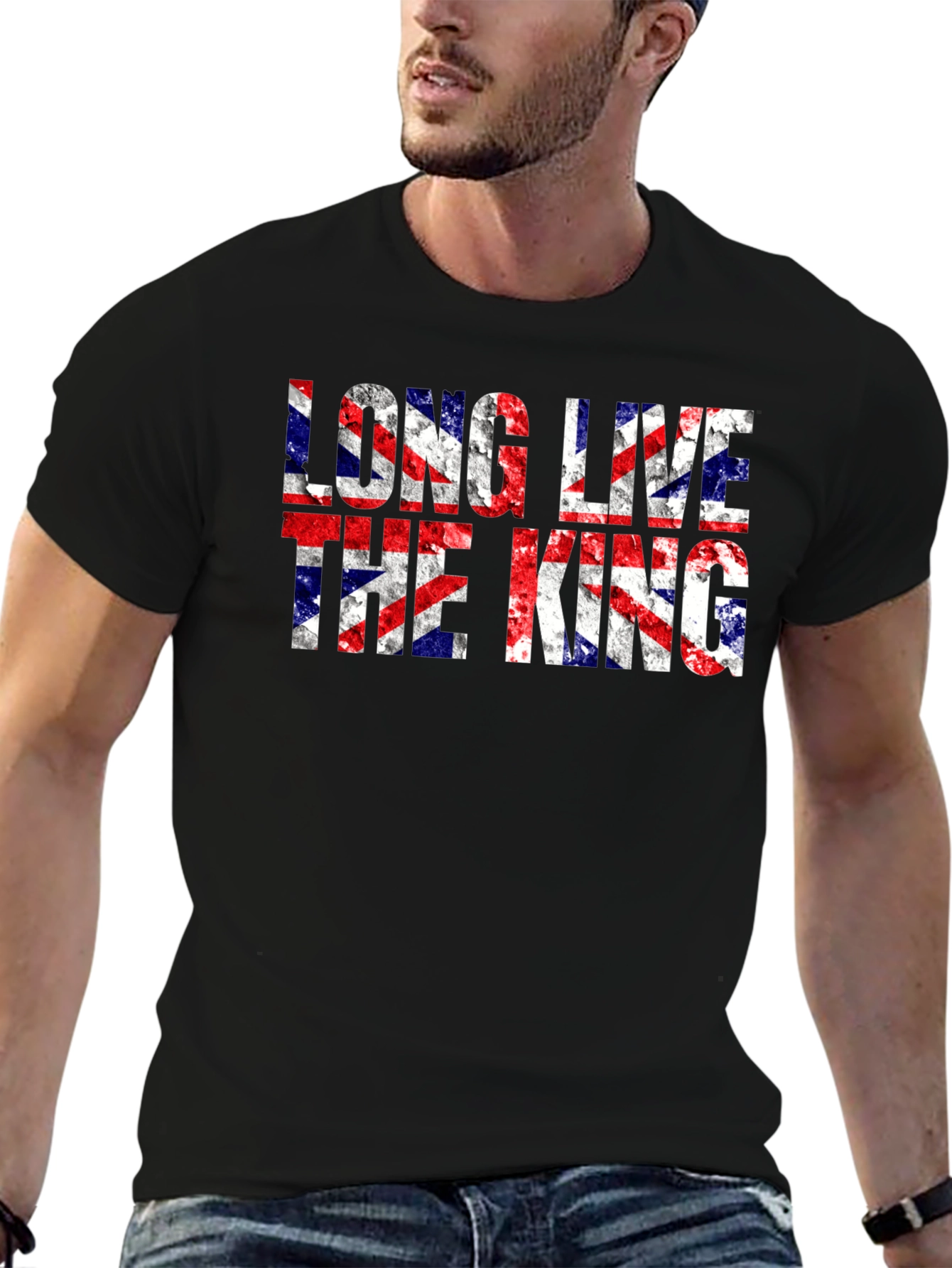 Long Live the King Union Jack Graphic Tee
