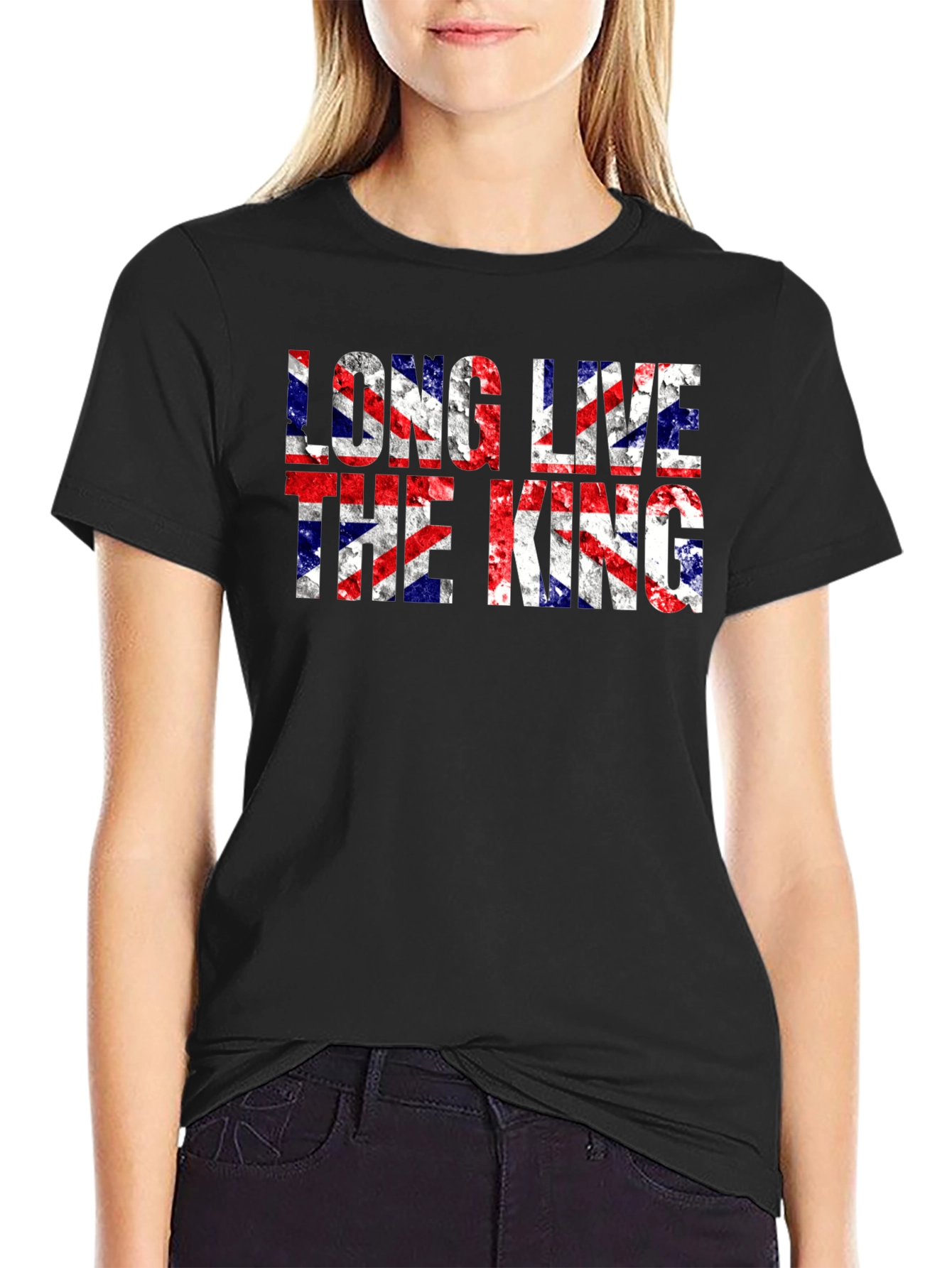 Long Live the King Union Jack Graphic Tee