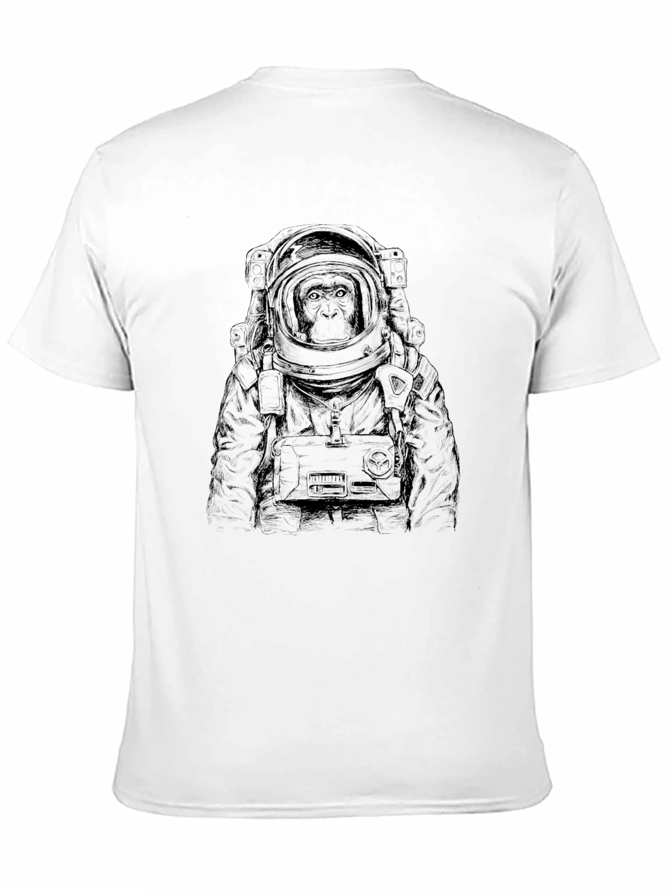 Ape Astronaut Graphic Tee - Black