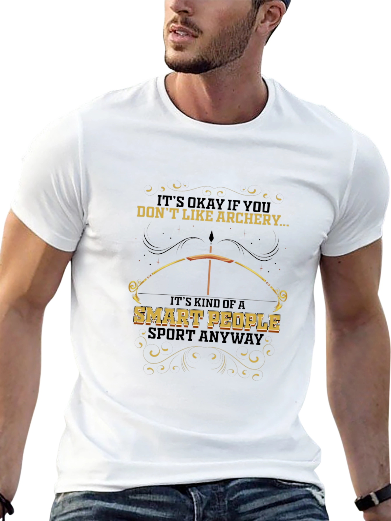 Funny Archery T-Shirt - Smart People Sport Tee