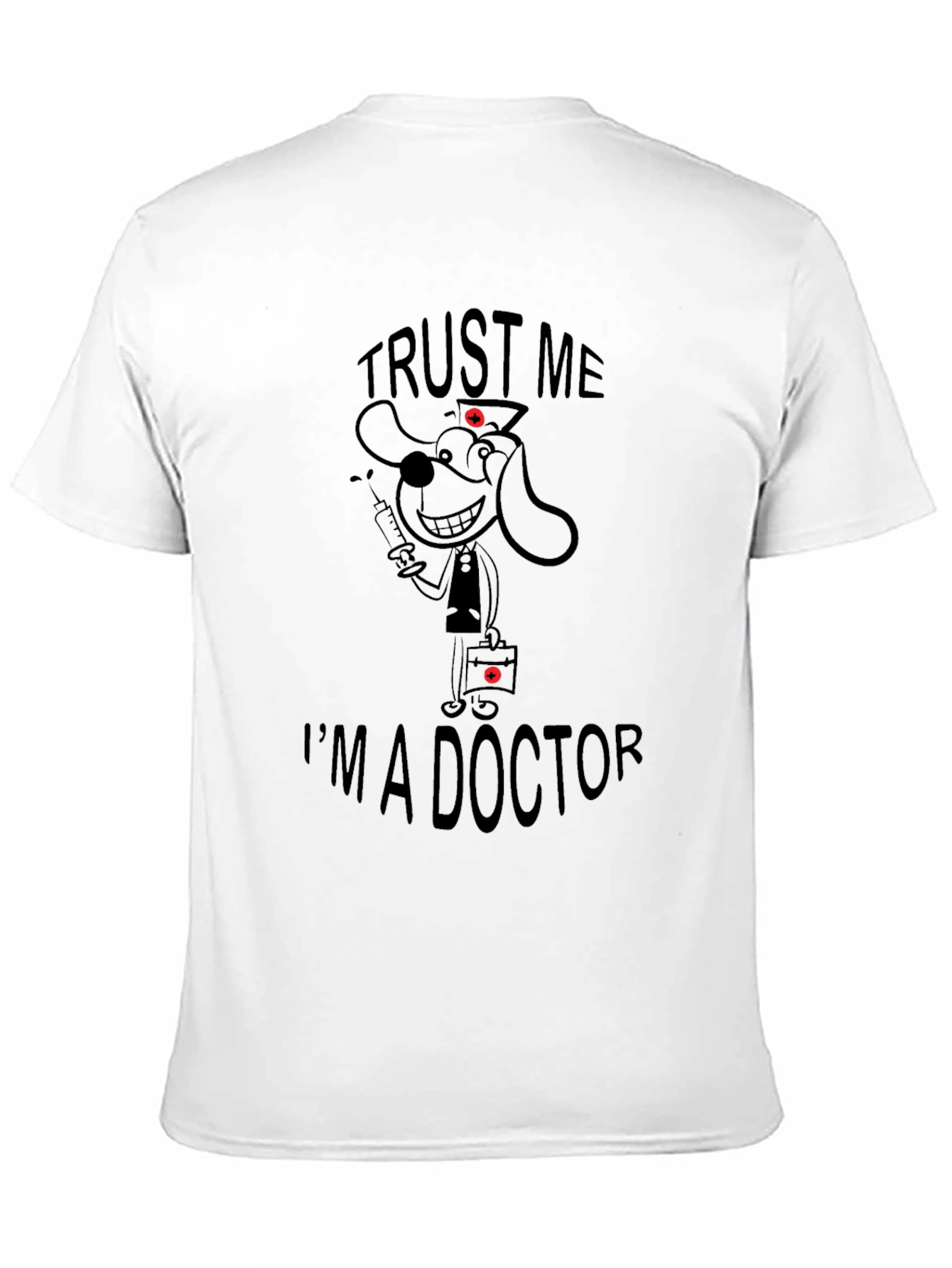 Trust Me Im A Doctor Black T-Shirt