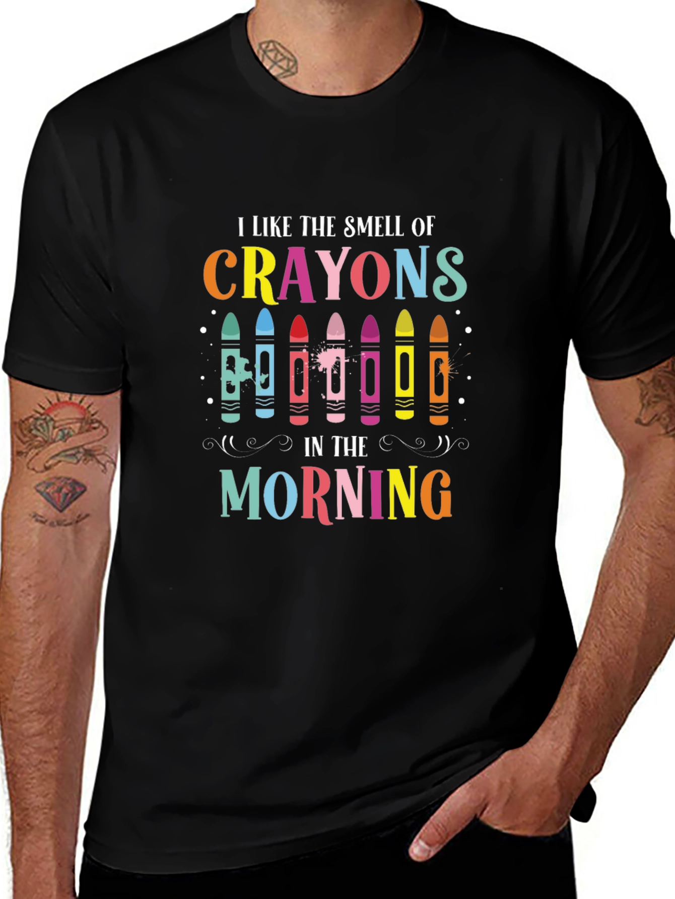 I Like the Smell of Crayons T-Shirt