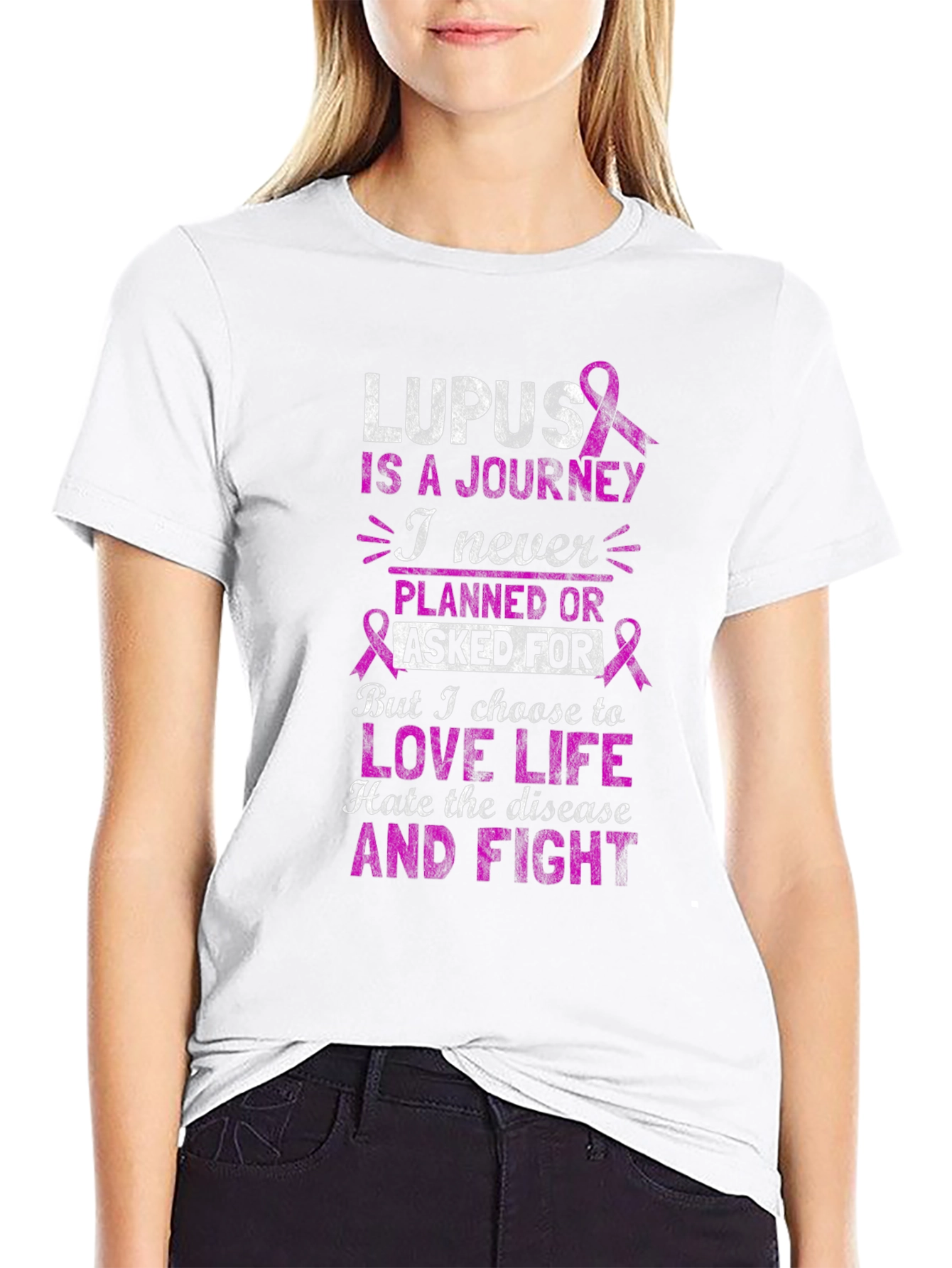 Lupus Awareness T-Shirt - Never Planned Journey