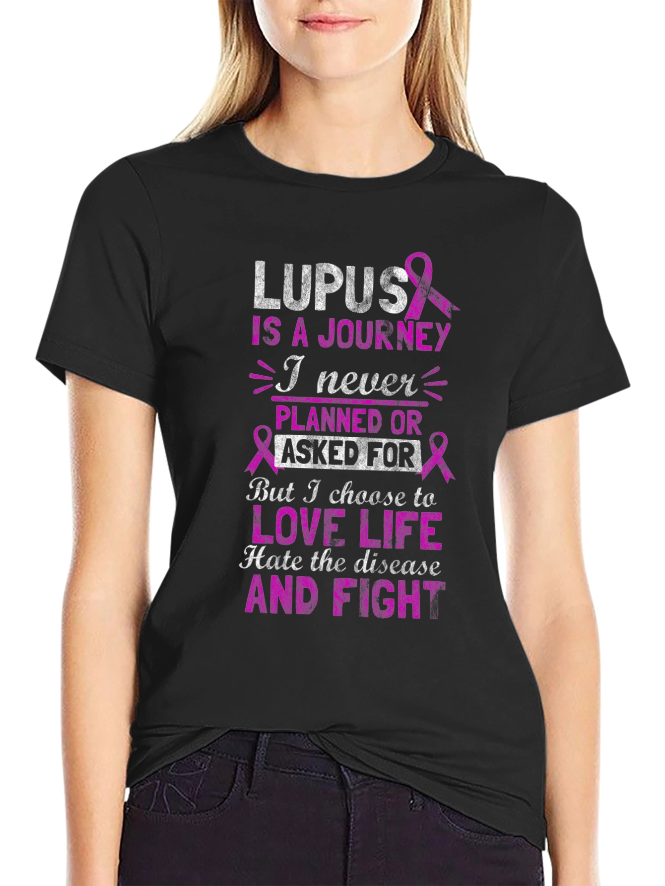 Lupus Awareness T-Shirt - Never Planned Journey