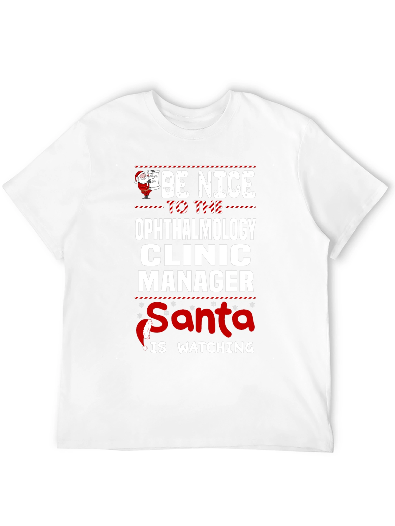 Ophthalmology Clinic Manager Christmas T-Shirt