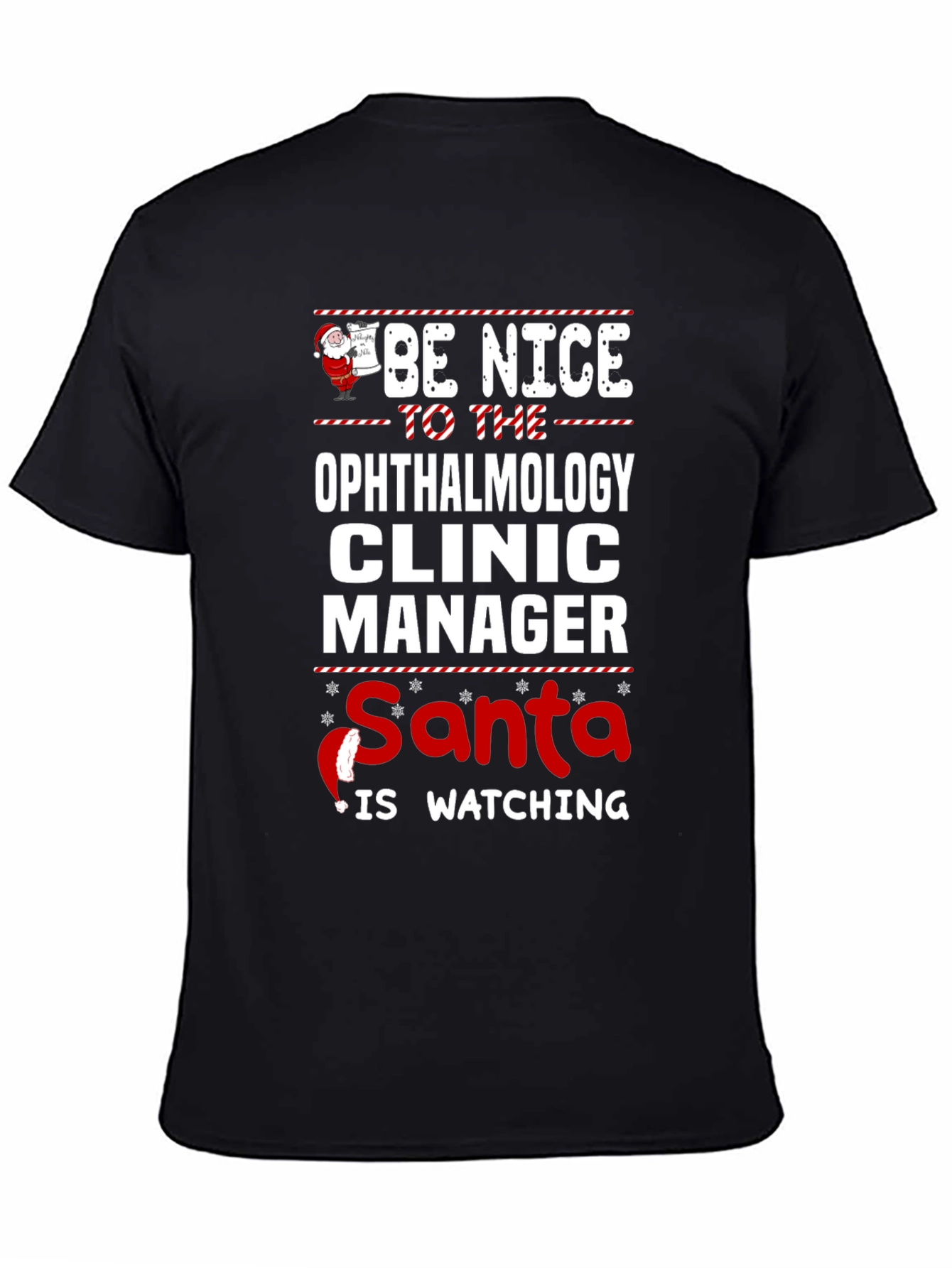 Ophthalmology Clinic Manager Christmas T-Shirt