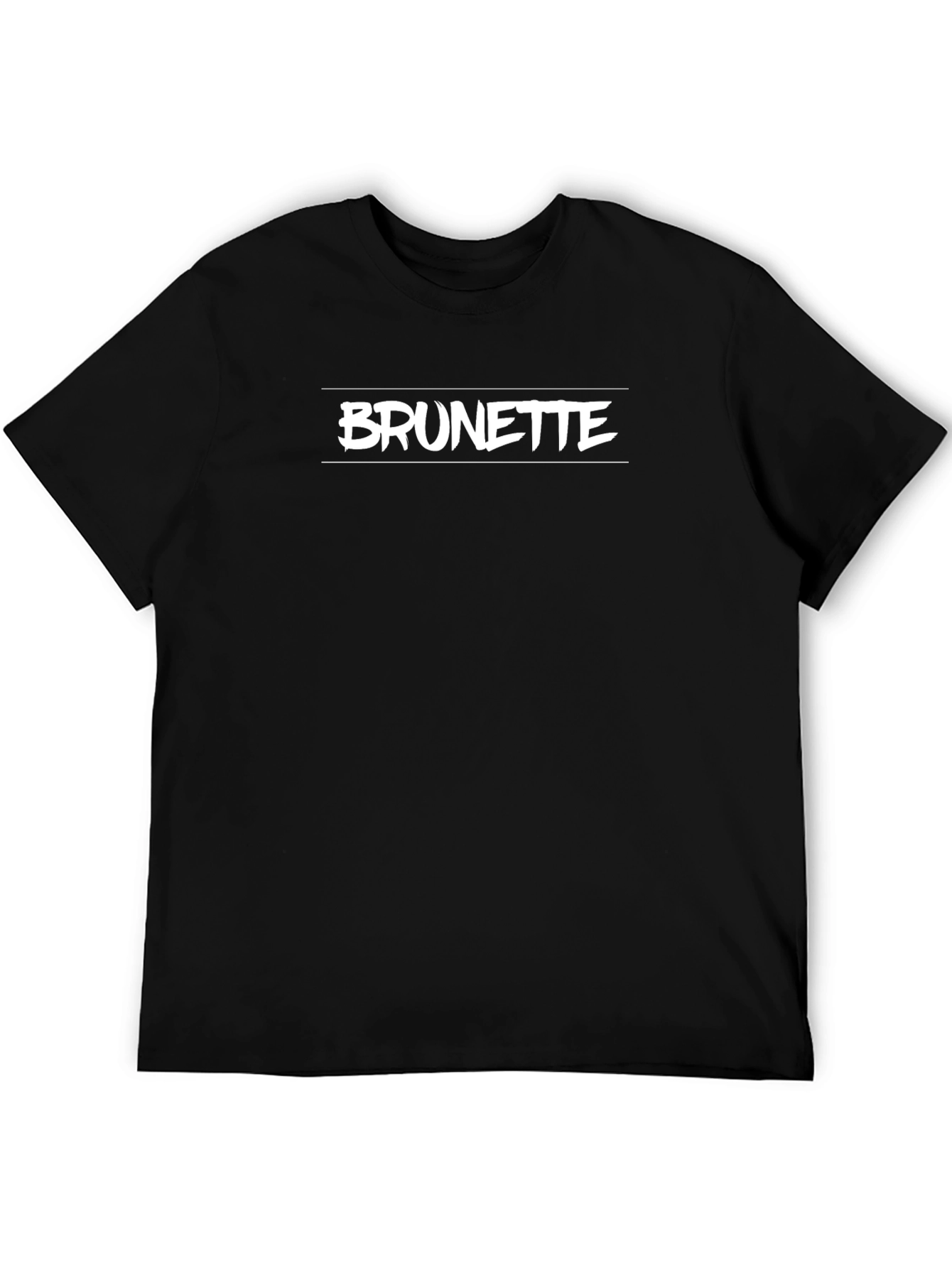 Brunette Graphic Tee - Classic Black T-Shirt