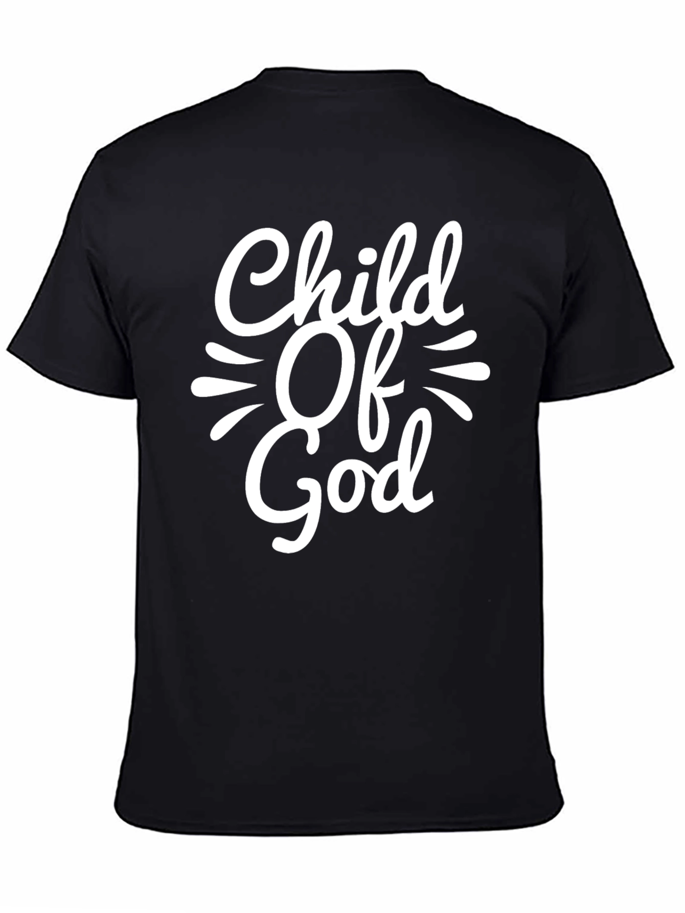 Child of God Christian Graphic T-Shirt - Black