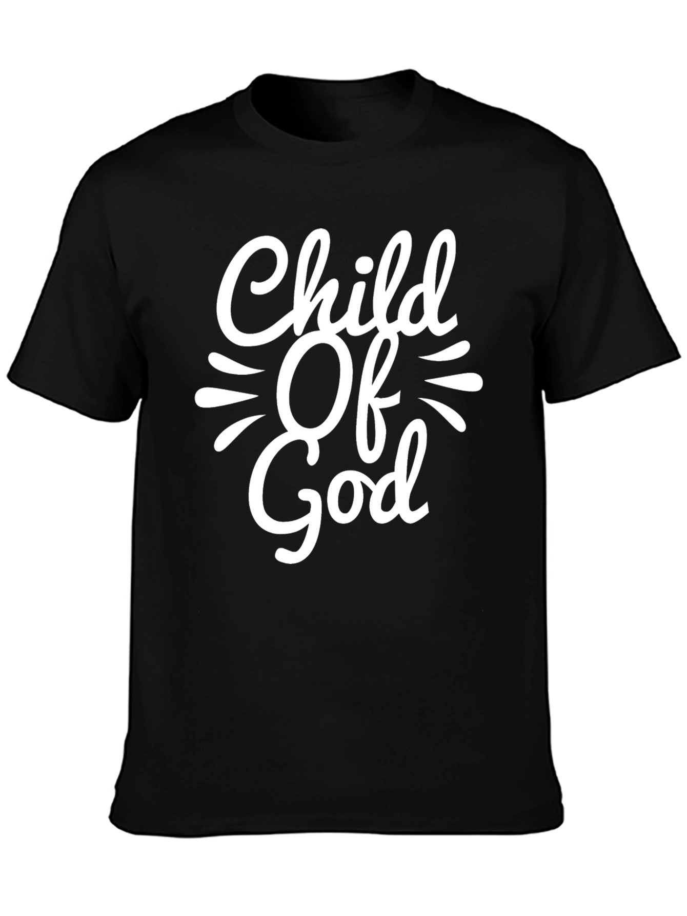 Child of God Christian Graphic T-Shirt - Black