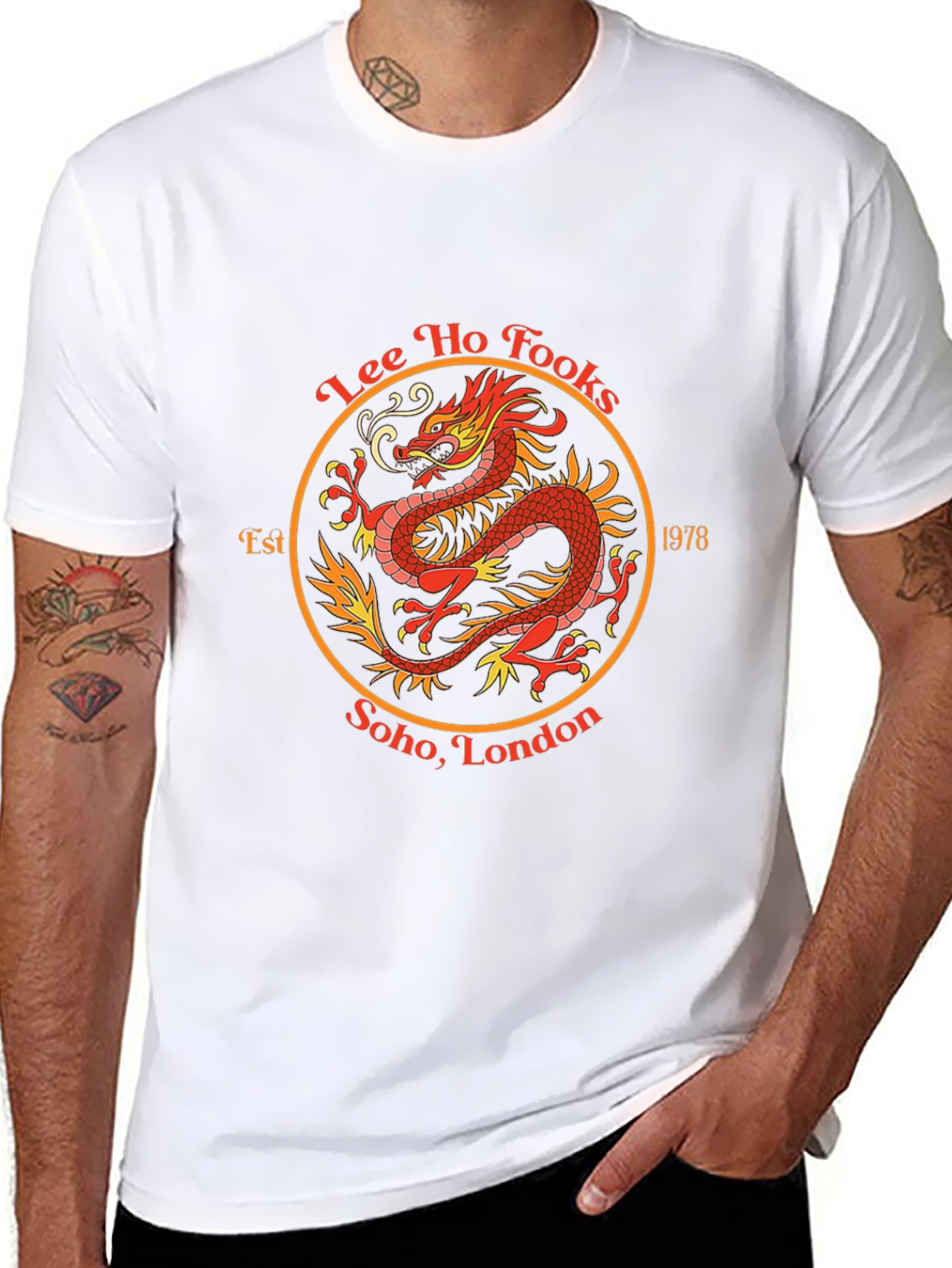 Lee Ho Fooks Dragon Tee - Soho London