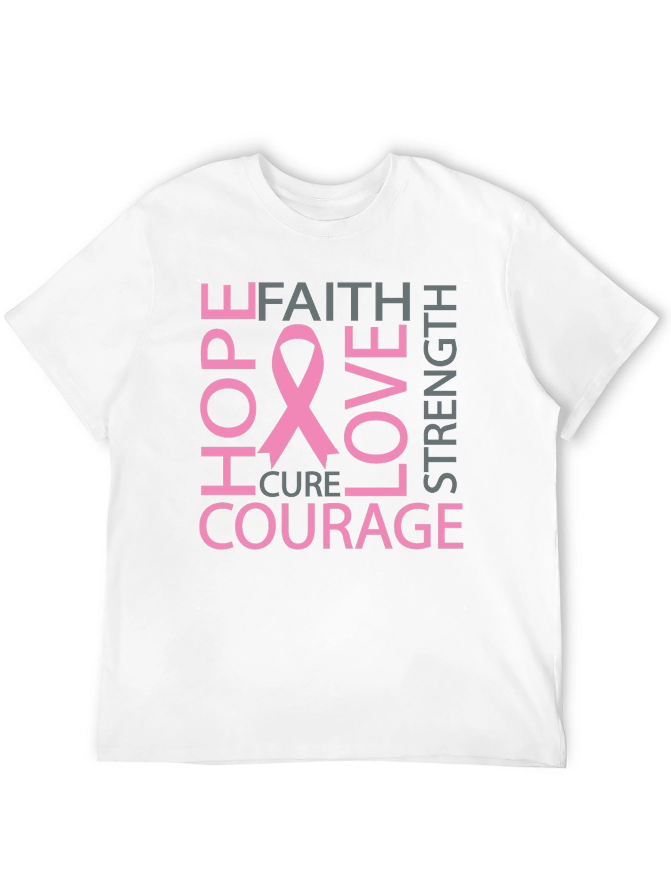 Breast Cancer Awareness Black T-Shirt