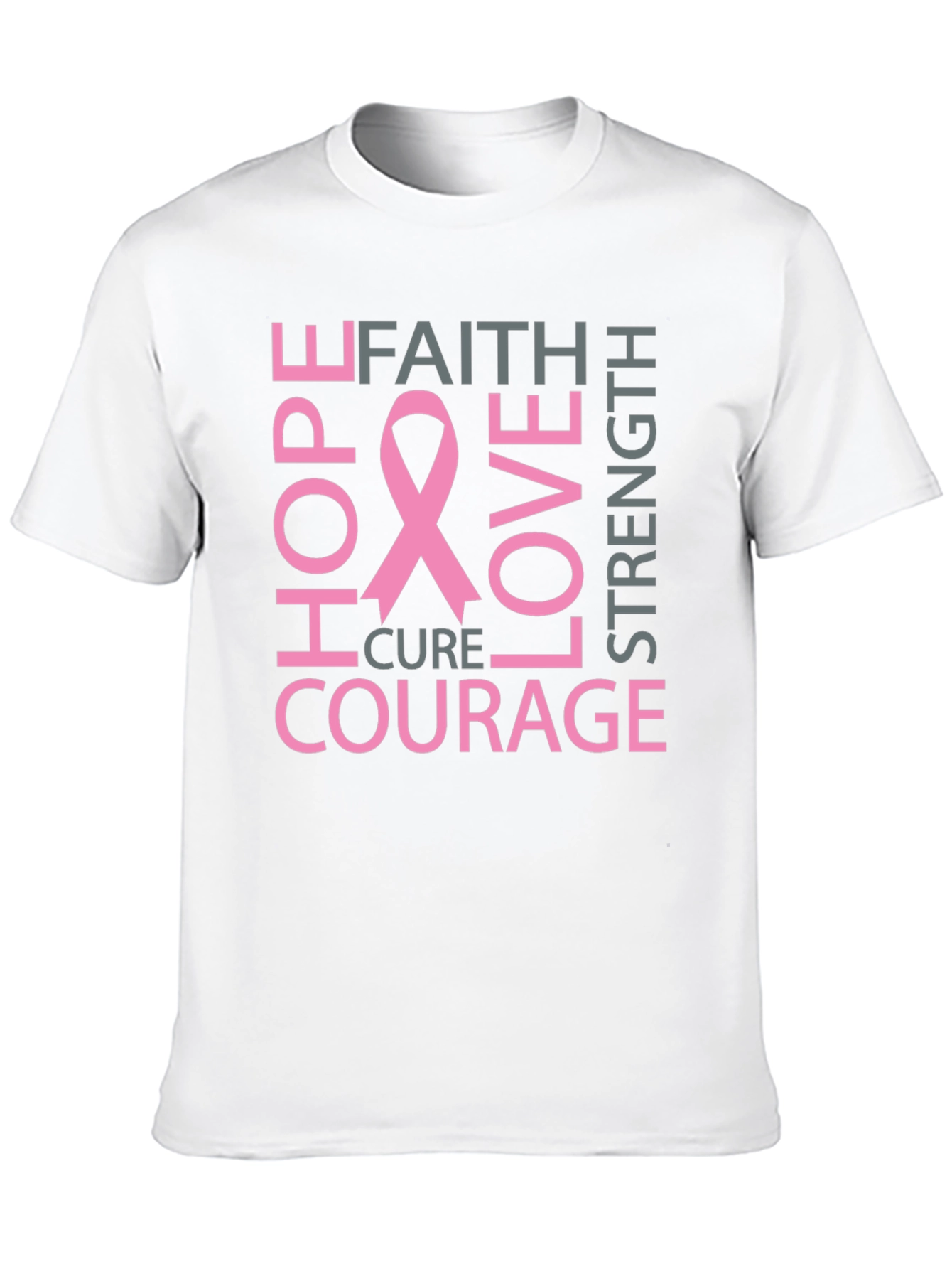 Breast Cancer Awareness Black T-Shirt
