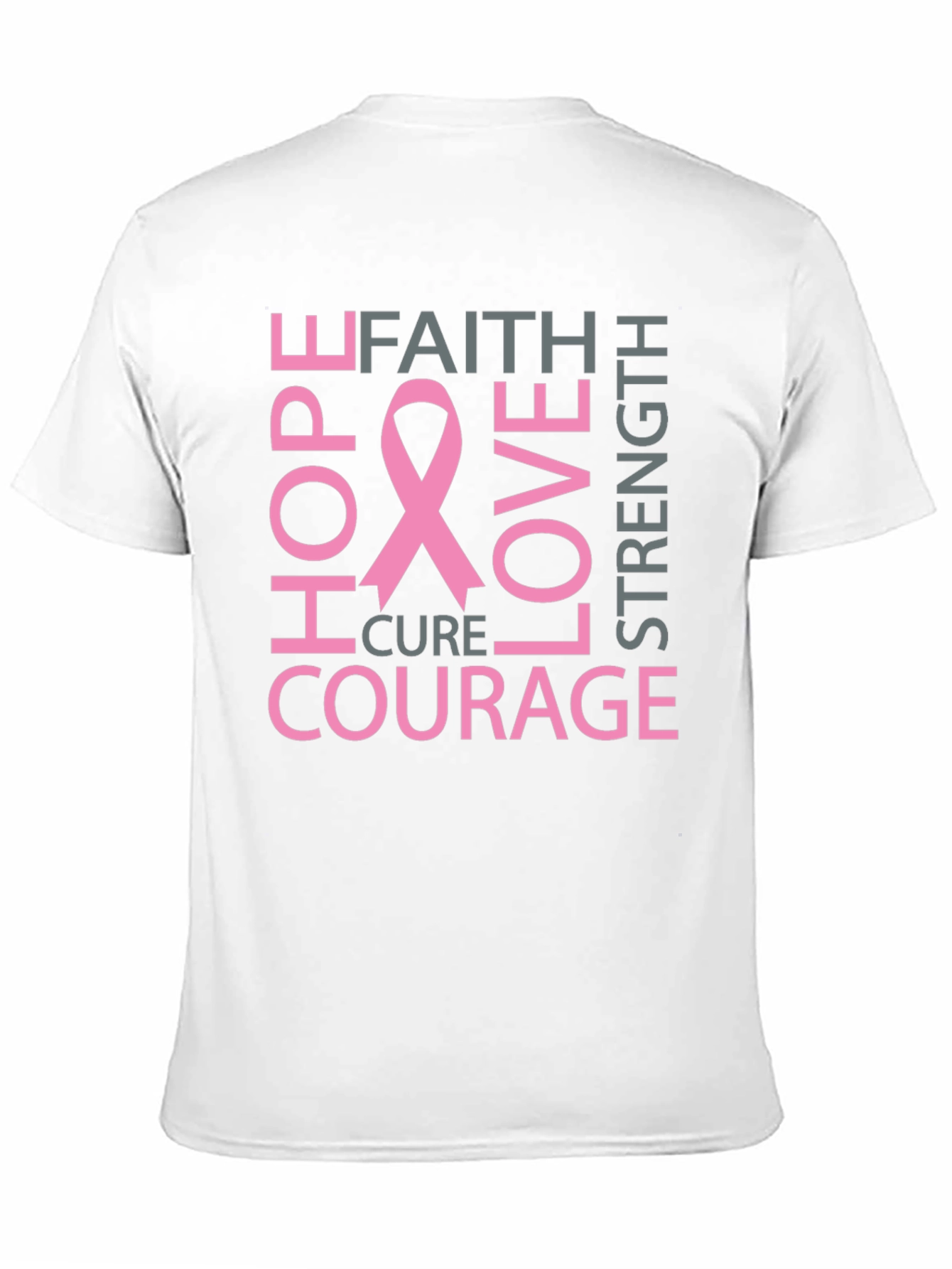 Breast Cancer Awareness Black T-Shirt