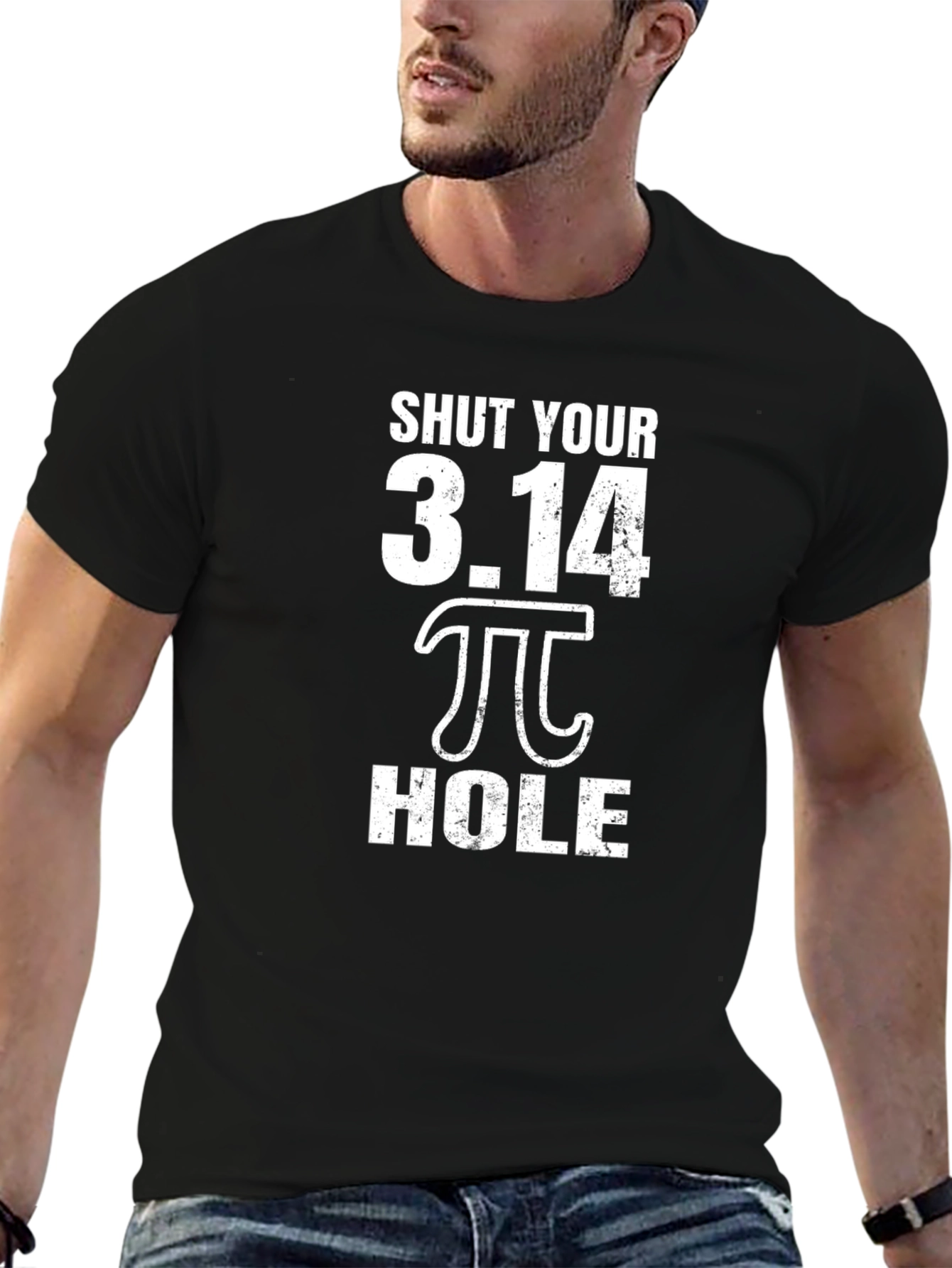 Shut Your 3.14 Pi Hole Funny Math T-Shirt