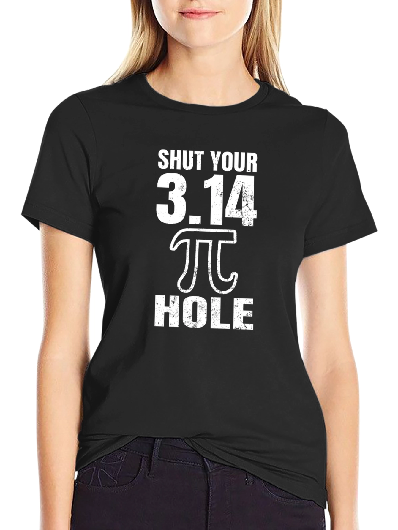 Shut Your 3.14 Pi Hole Funny Math T-Shirt