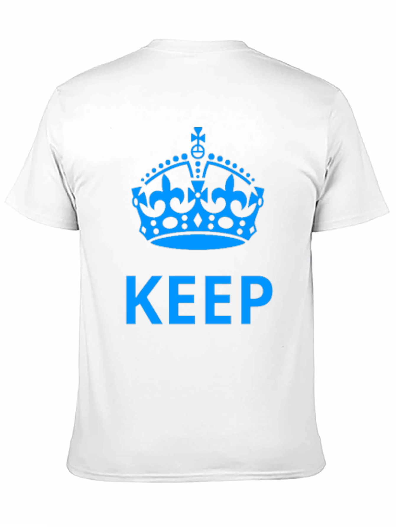 Keep Calm Crown Graphic Black T-Shirt