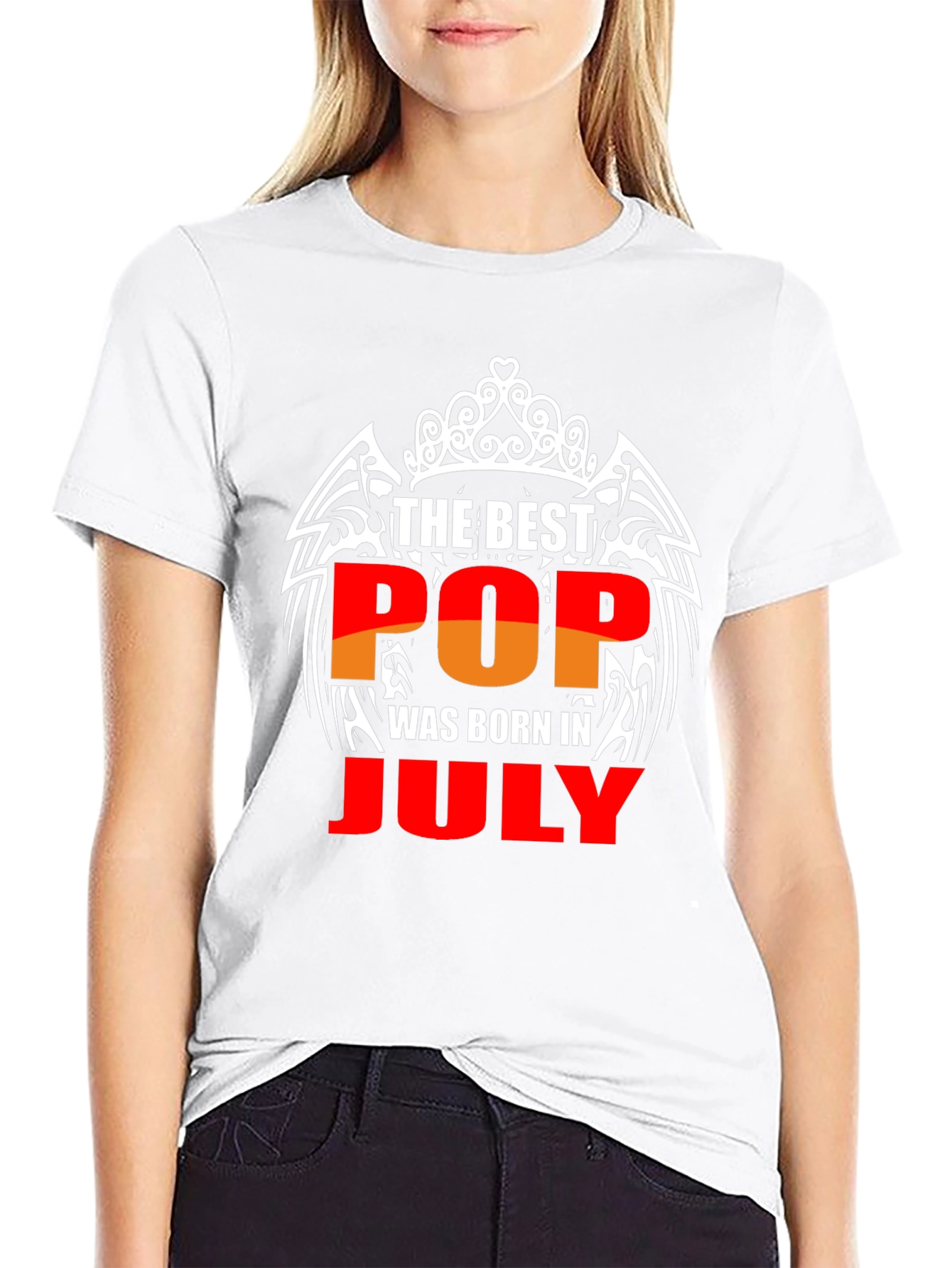 Best Pop Born in July Graphic Tee