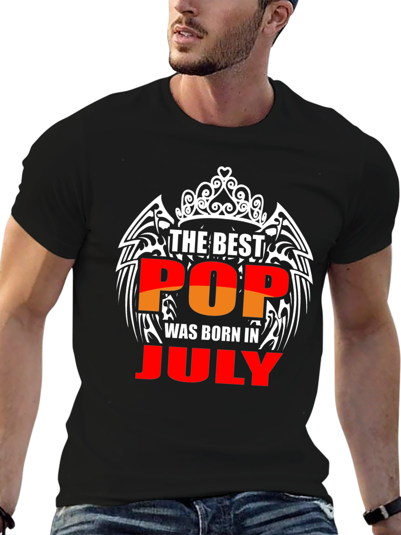 Best Pop Born in July Graphic Tee