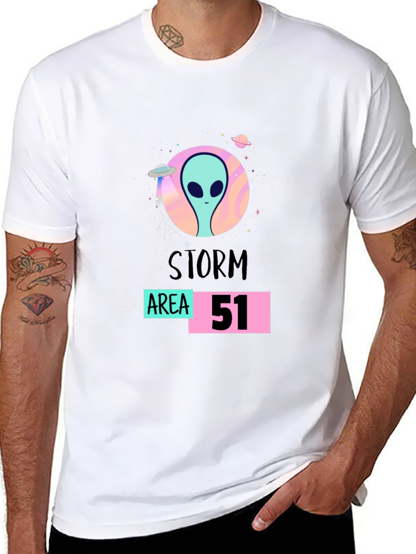 Storm Area 51 Alien Graphic T-Shirt